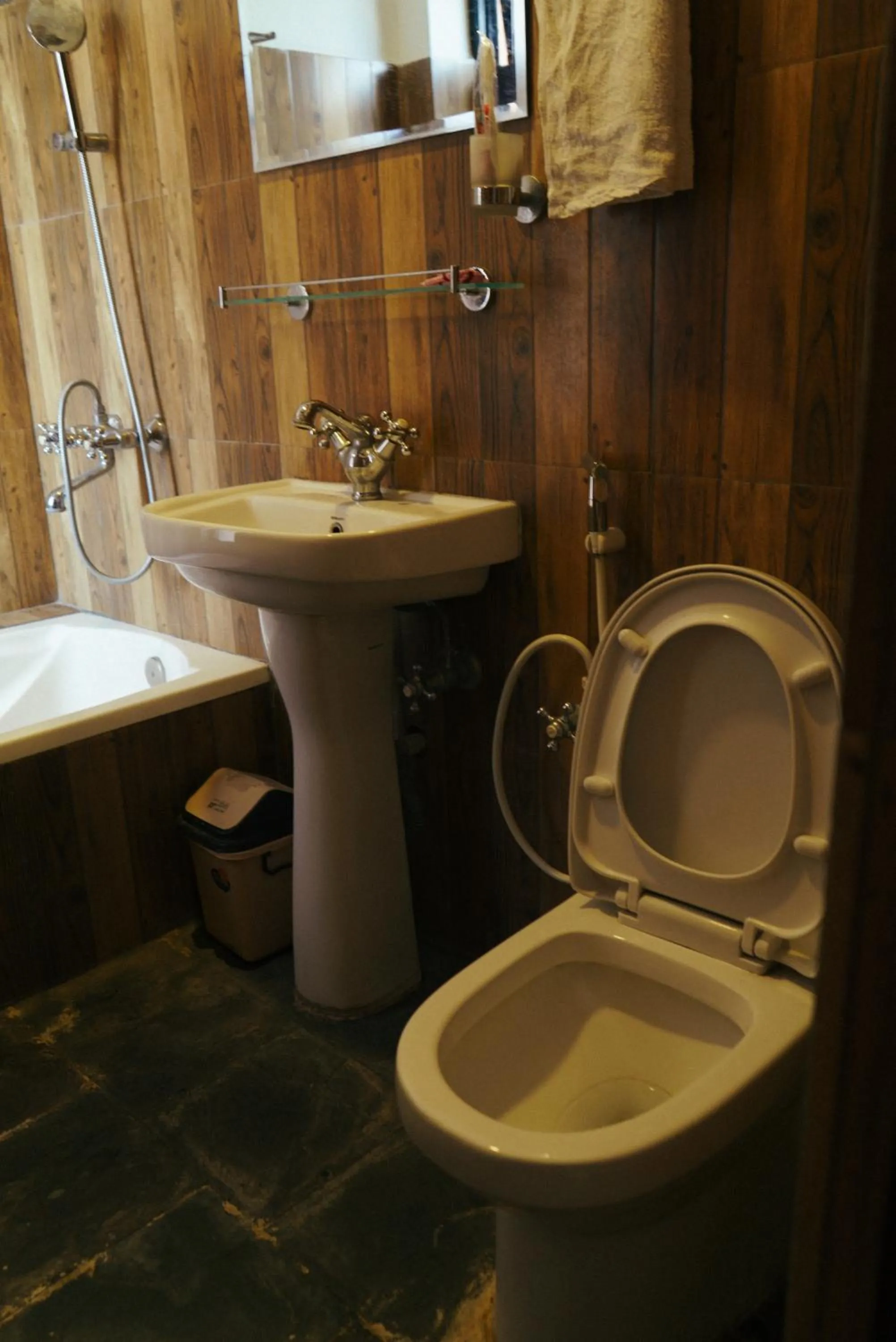 Toilet in Eco Home Kathmandu