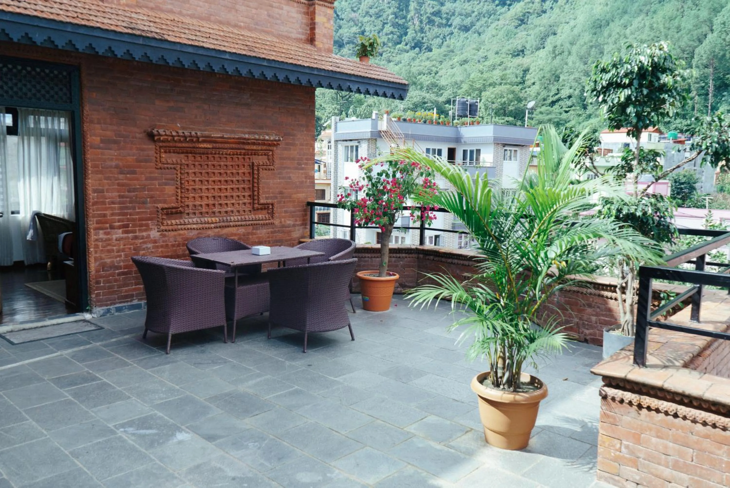 Patio in Eco Home Kathmandu