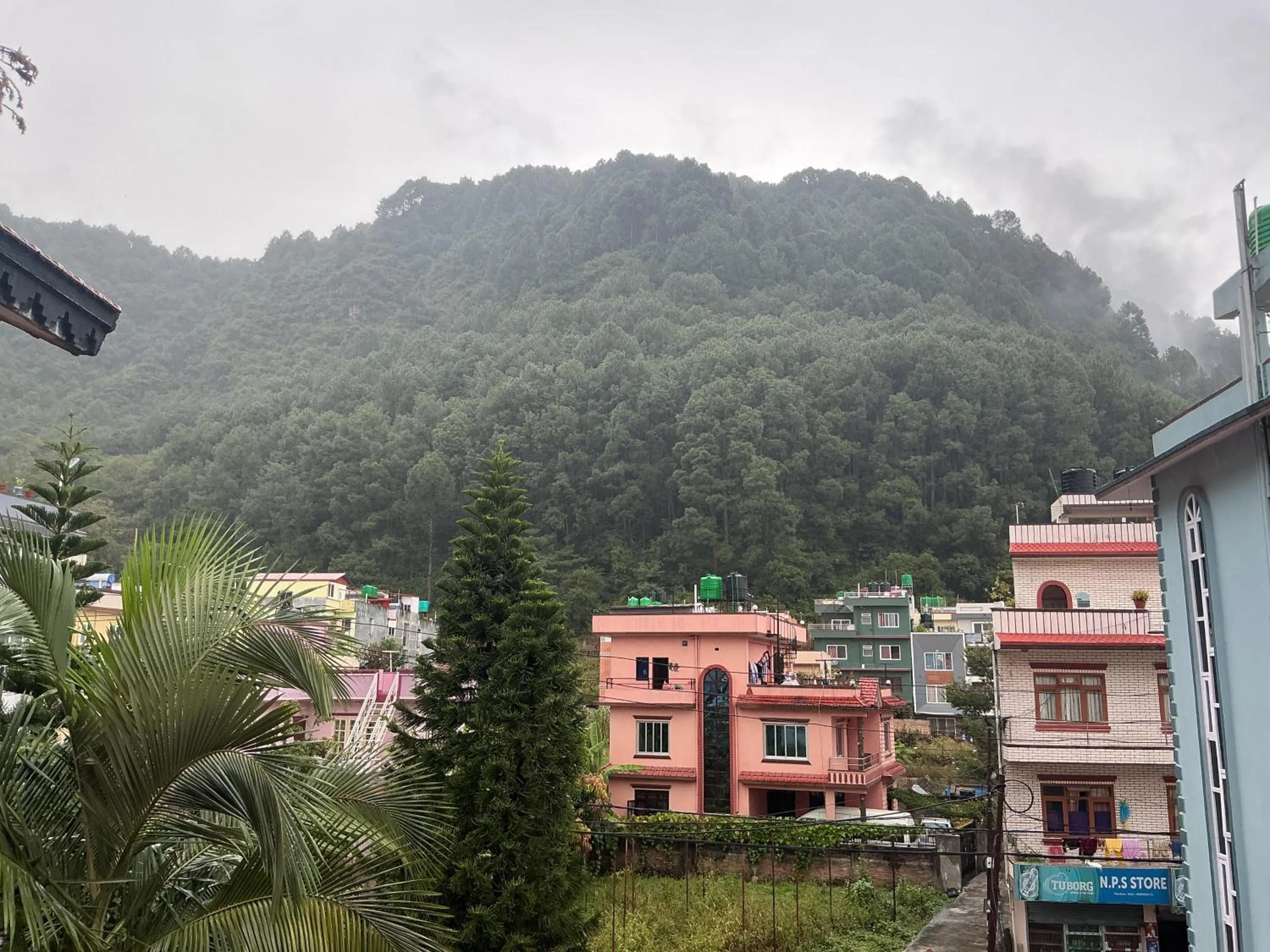 Mountain view in Eco Home Kathmandu
