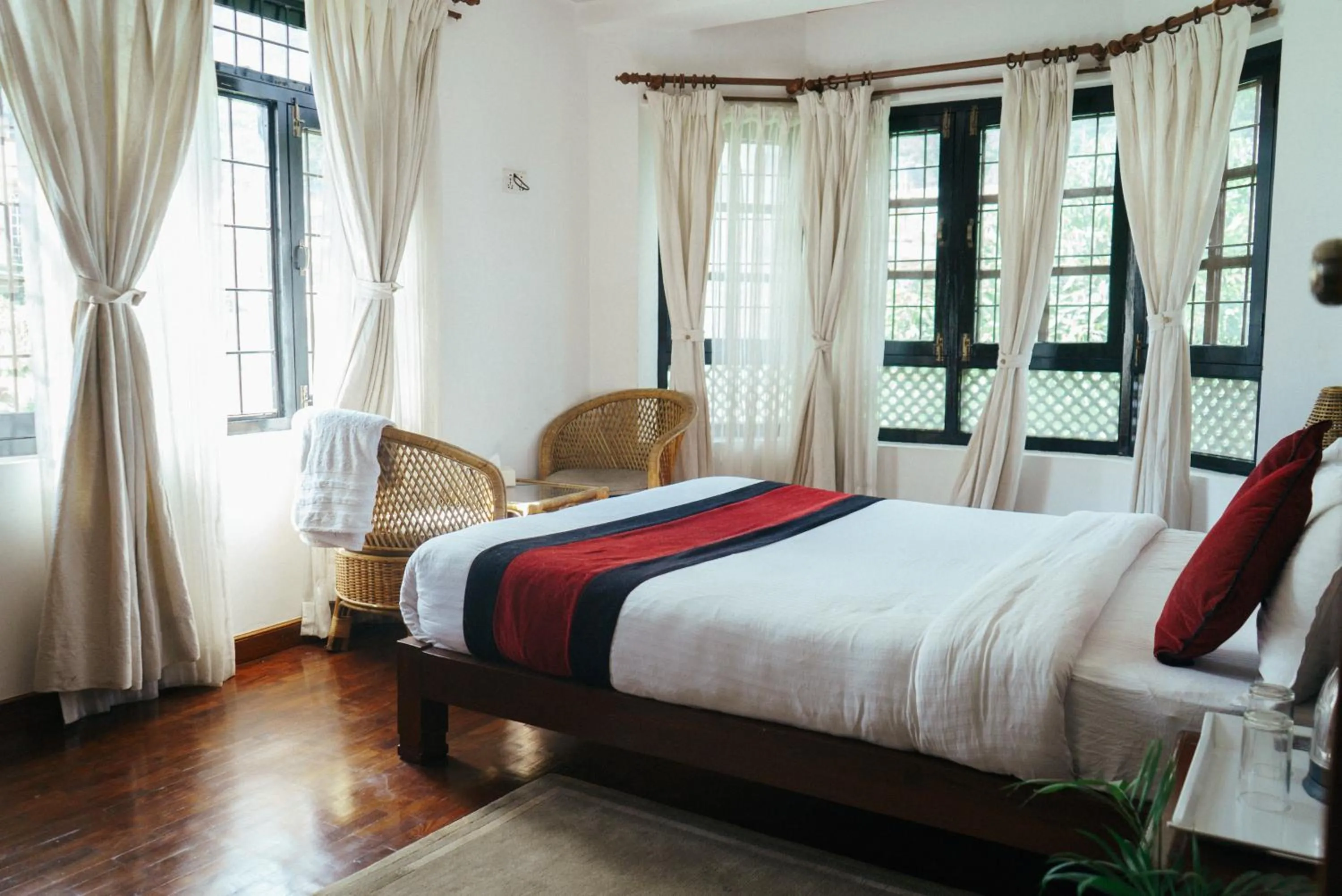 Bed in Eco Home Kathmandu