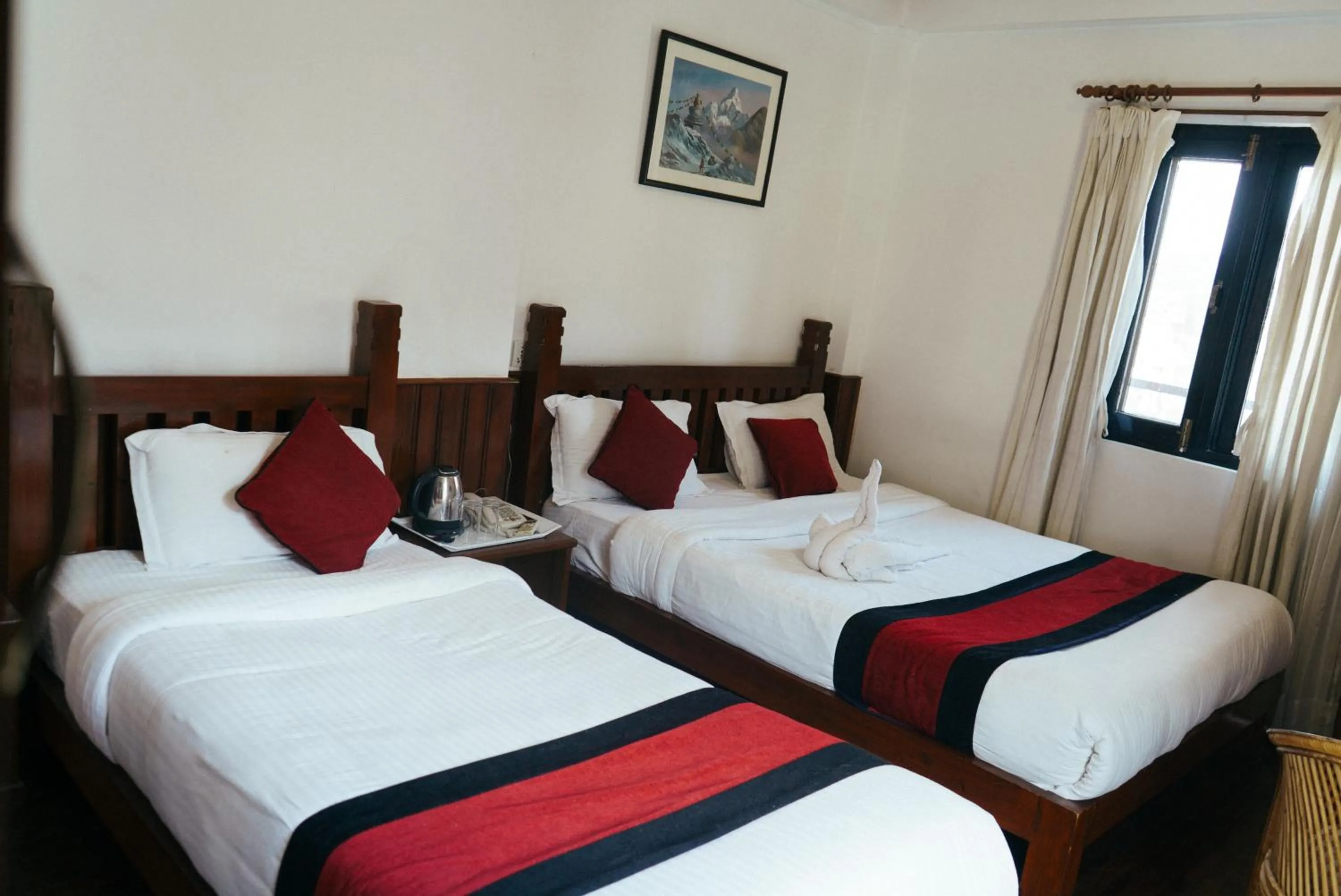 Bedroom, Bed in Eco Home Kathmandu