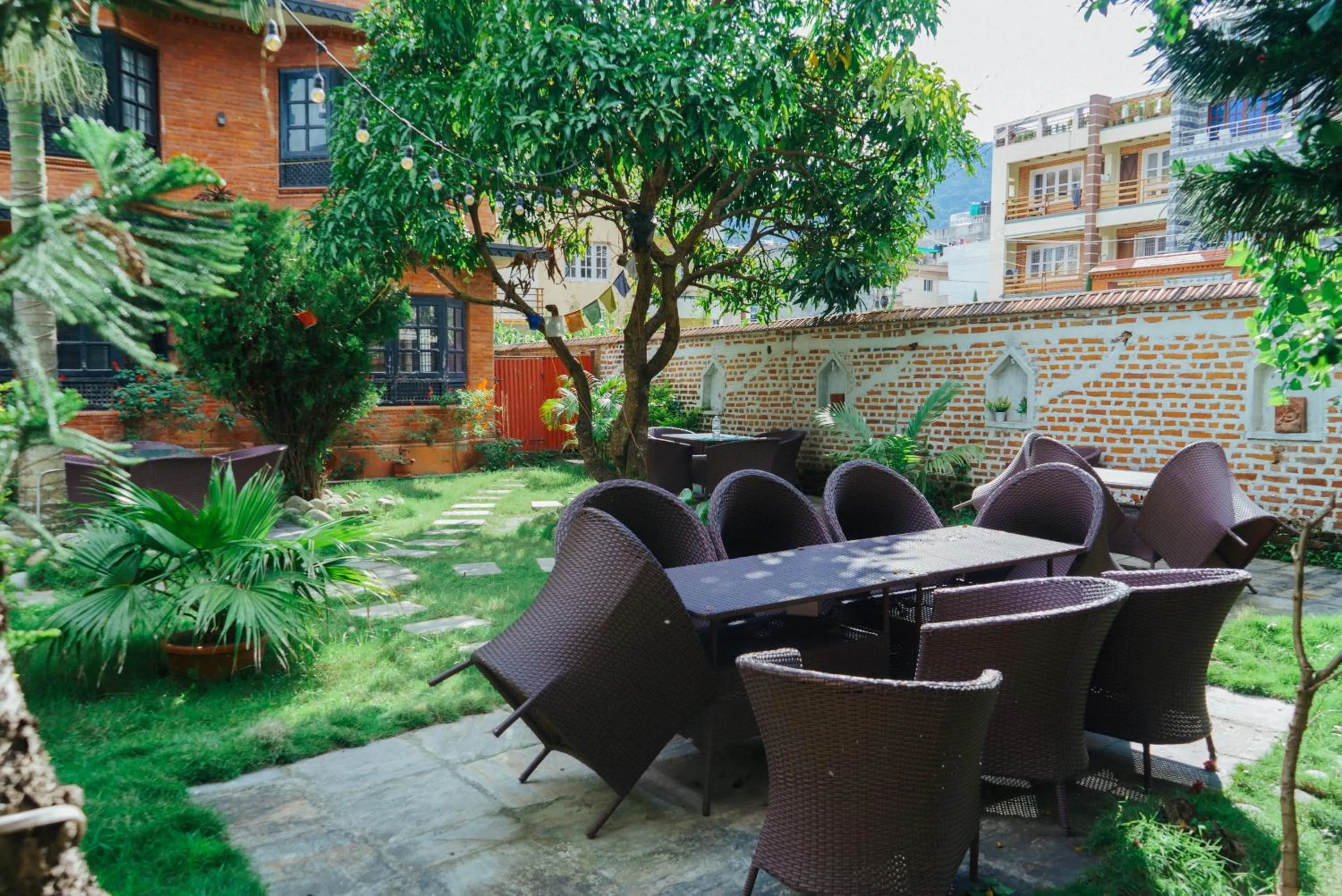 Garden in Eco Home Kathmandu