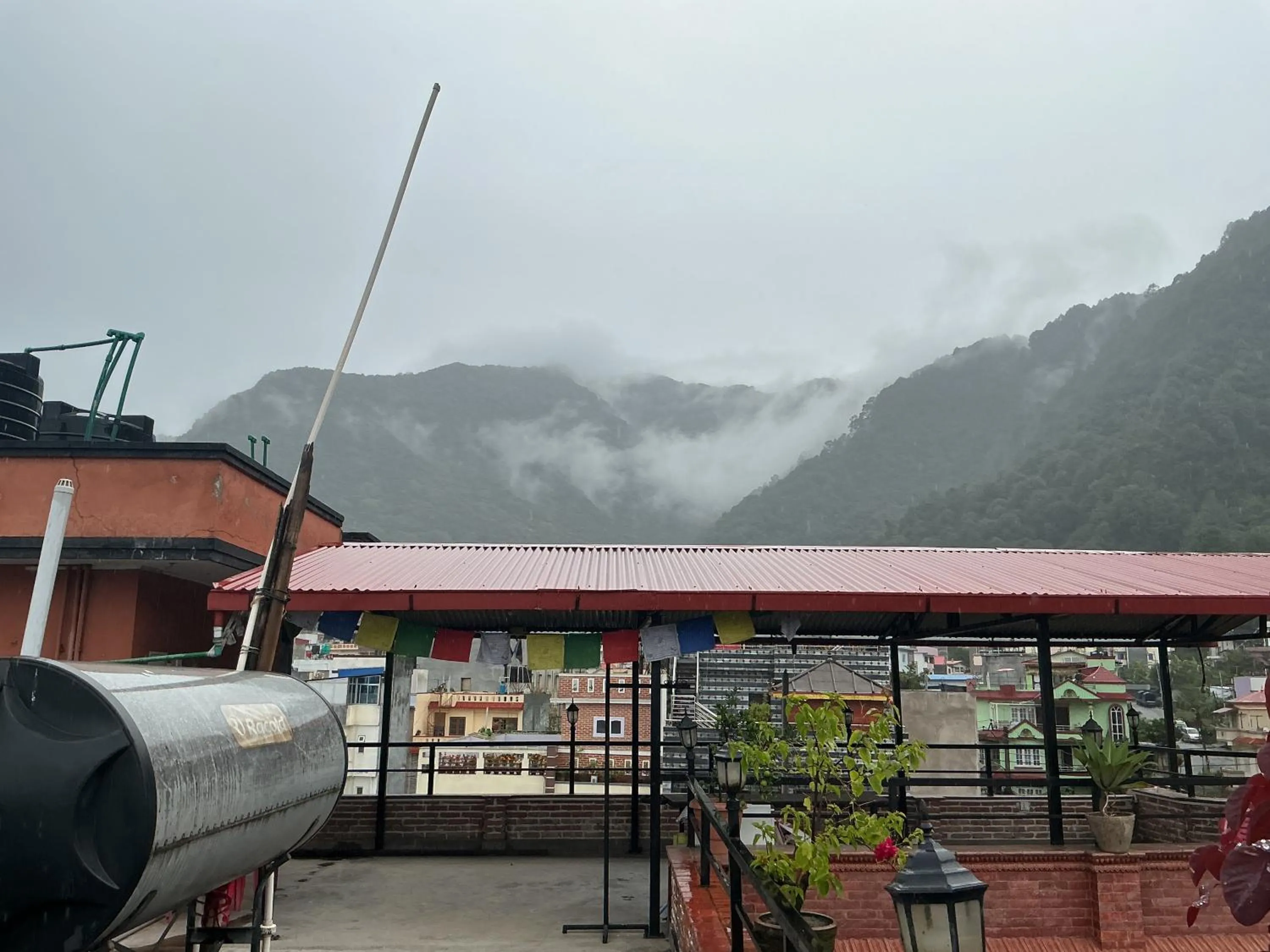 Mountain view in Eco Home Kathmandu