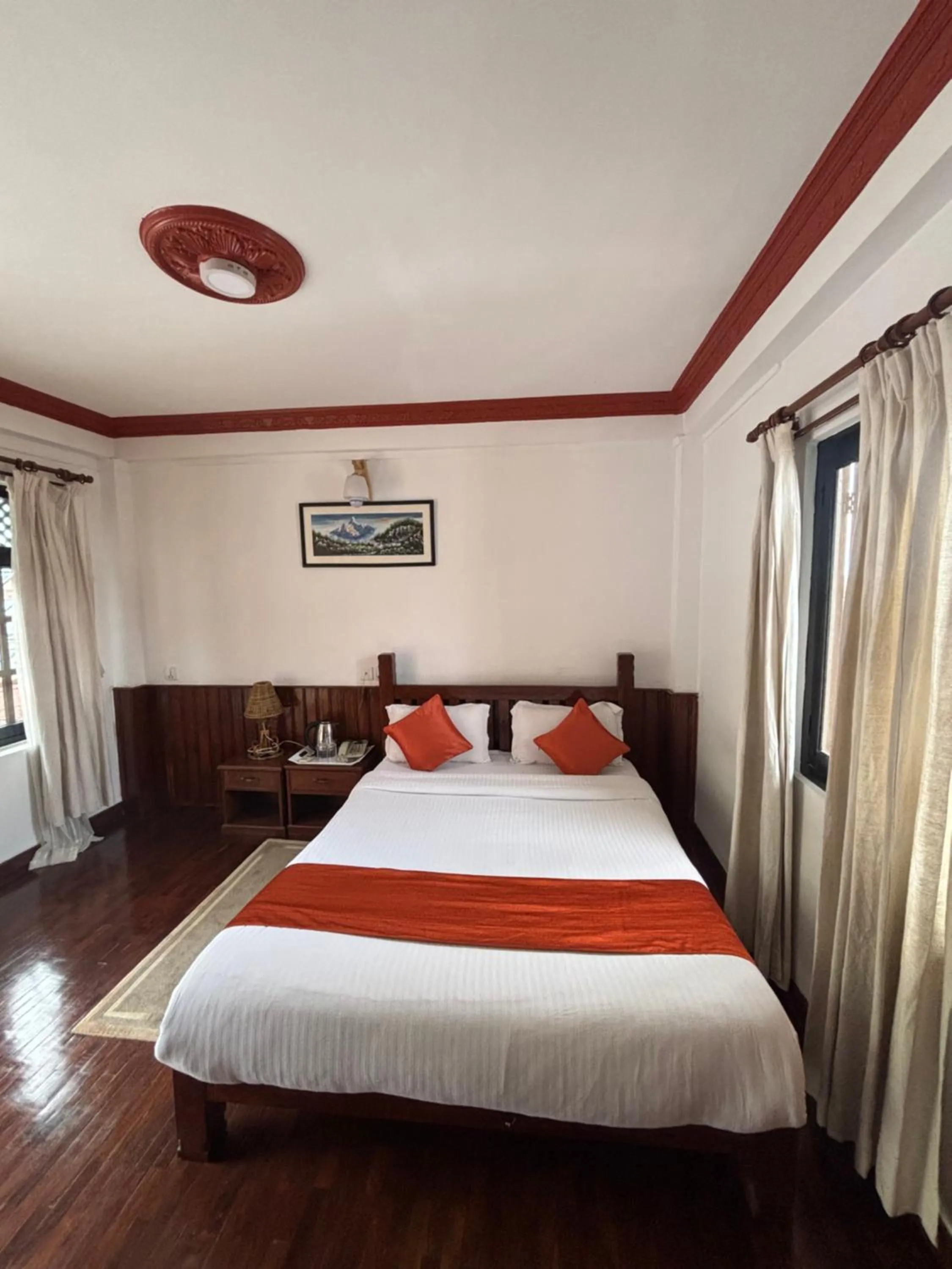 Bed in Eco Home Kathmandu