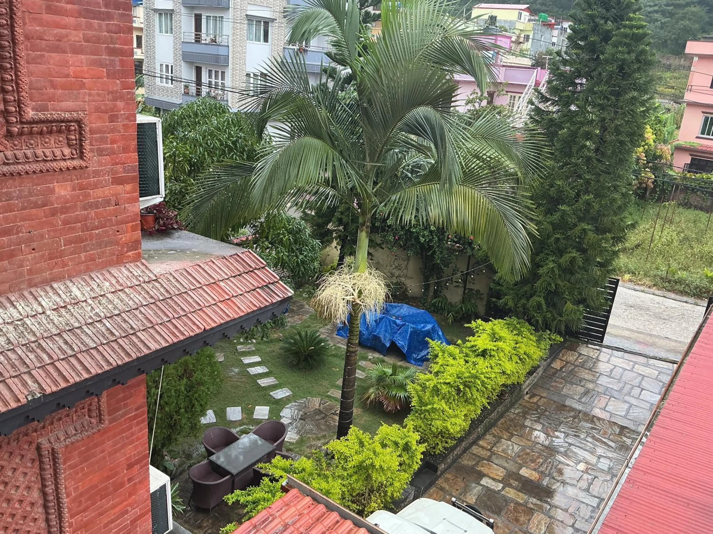 Garden in Eco Home Kathmandu