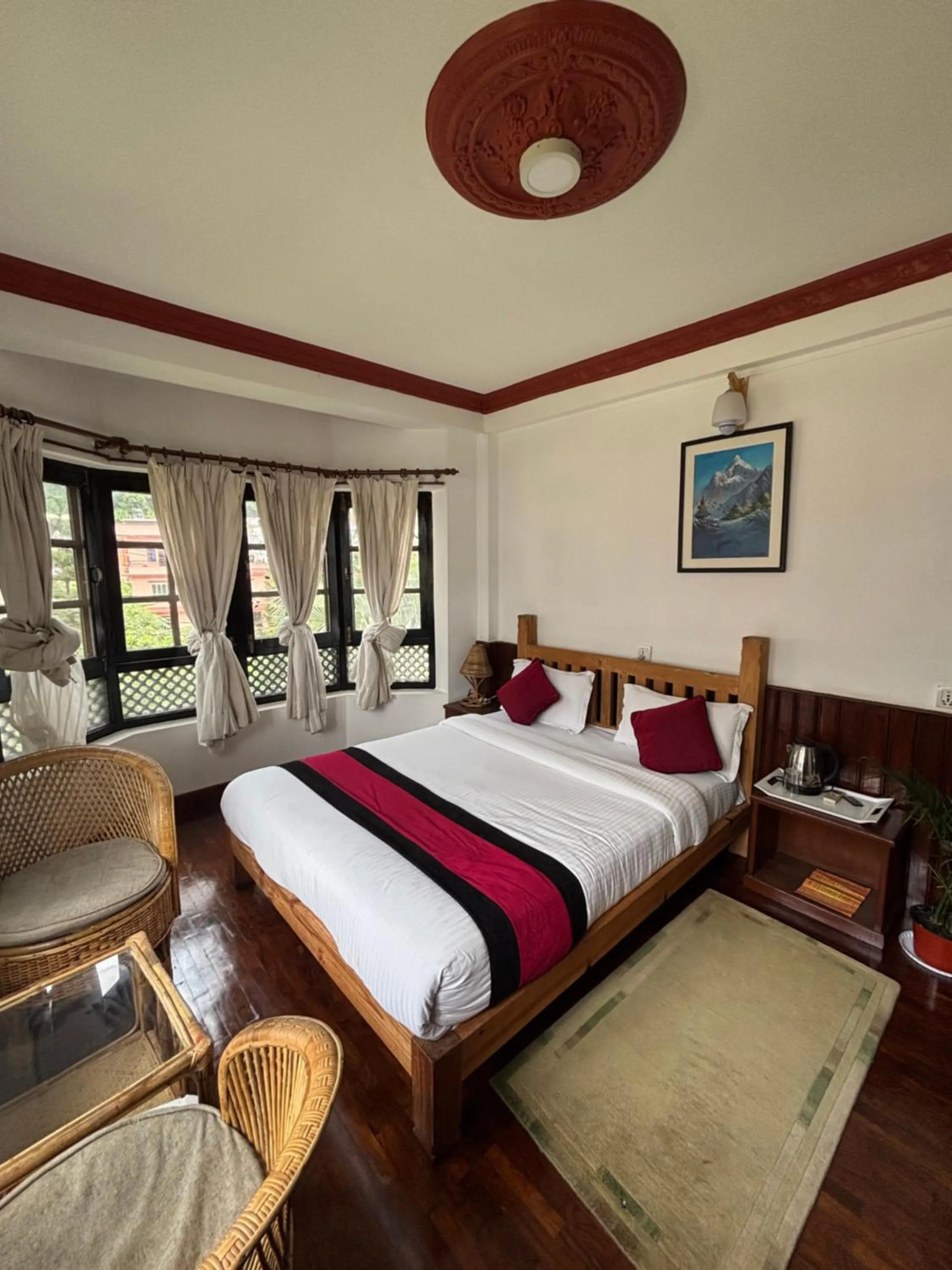 Bed in Eco Home Kathmandu
