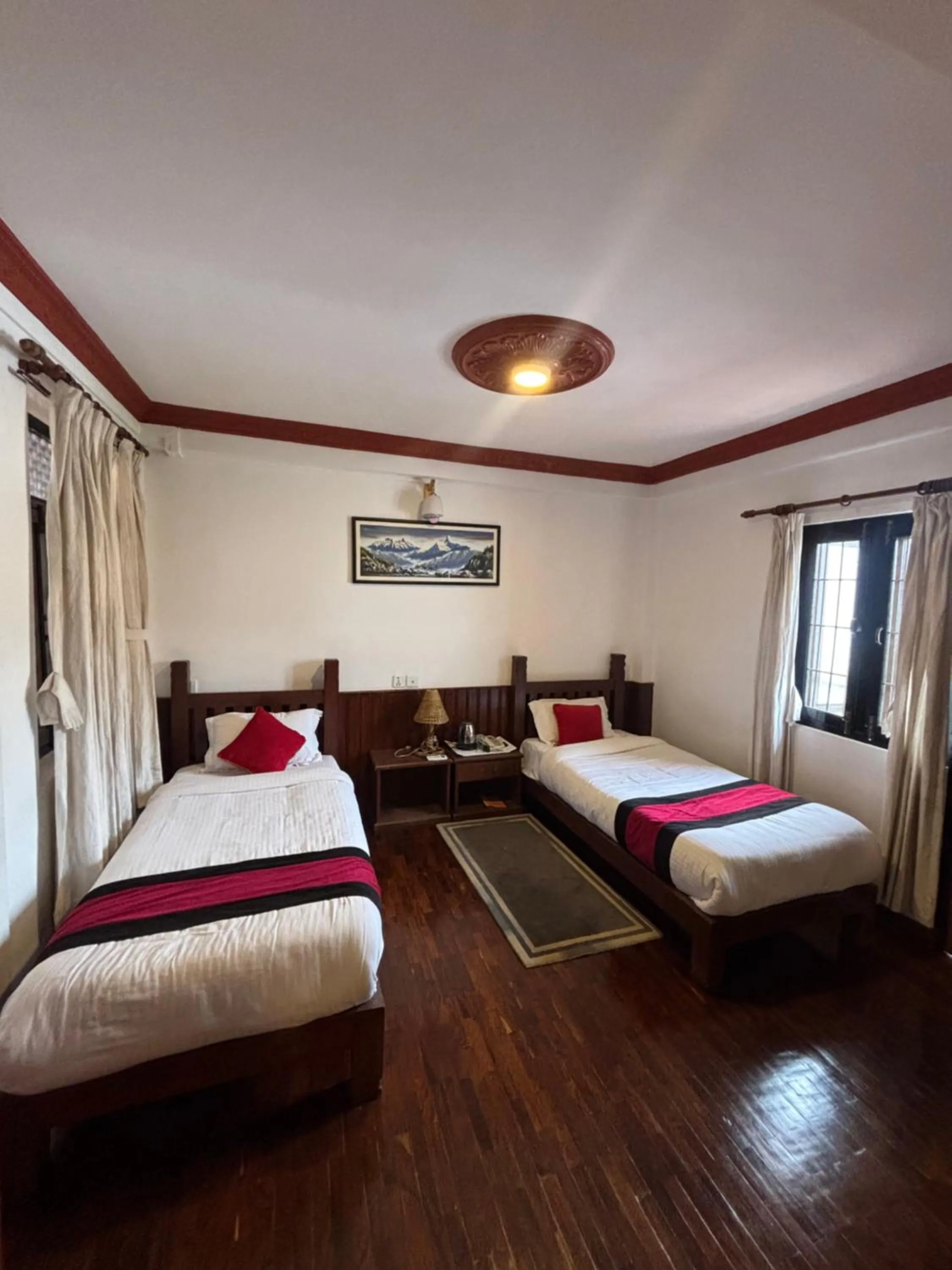 Bed in Eco Home Kathmandu