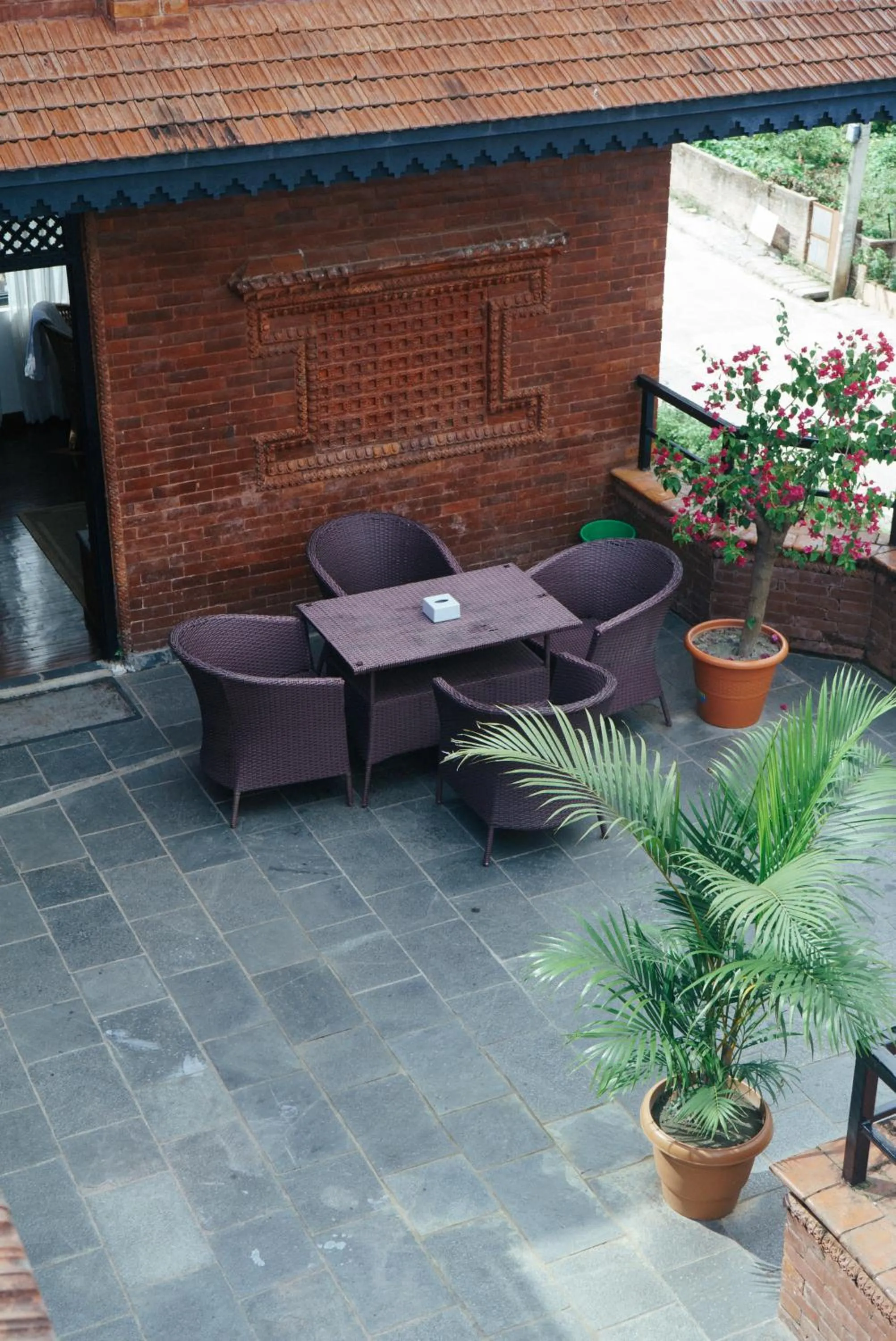 Patio in Eco Home Kathmandu
