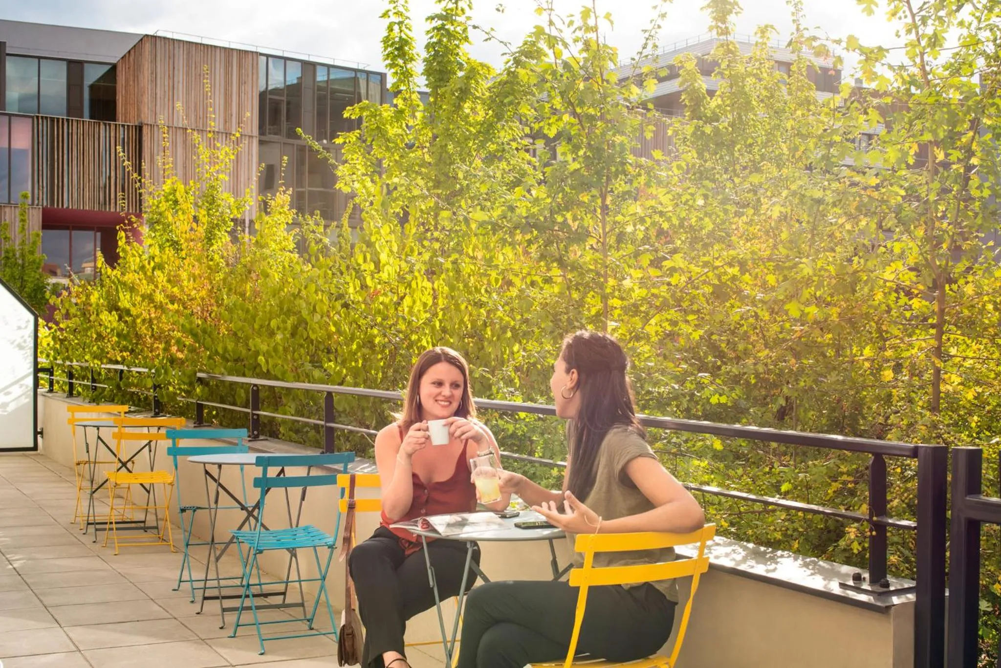 Patio in Aparthotel Adagio access Colombes La Défense