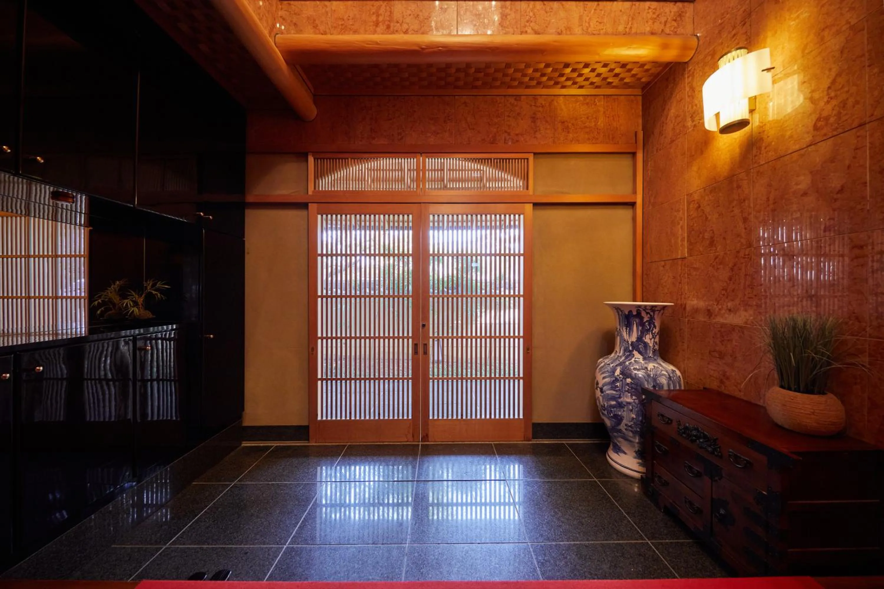 Communal lounge/ TV room in Kyo-machiya Stay WAKA Fushimiinari