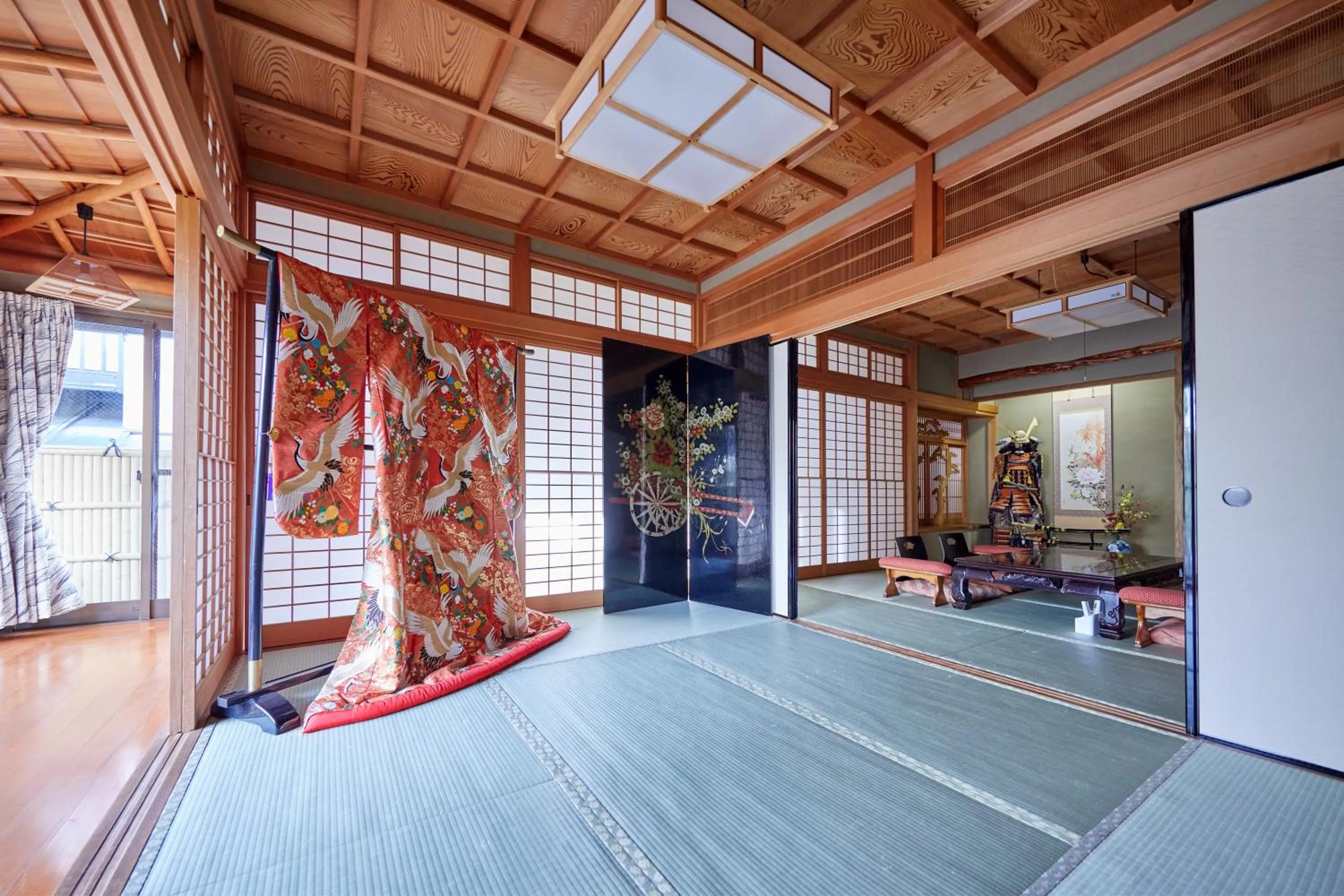 Living room in Kyo-machiya Stay WAKA Fushimiinari