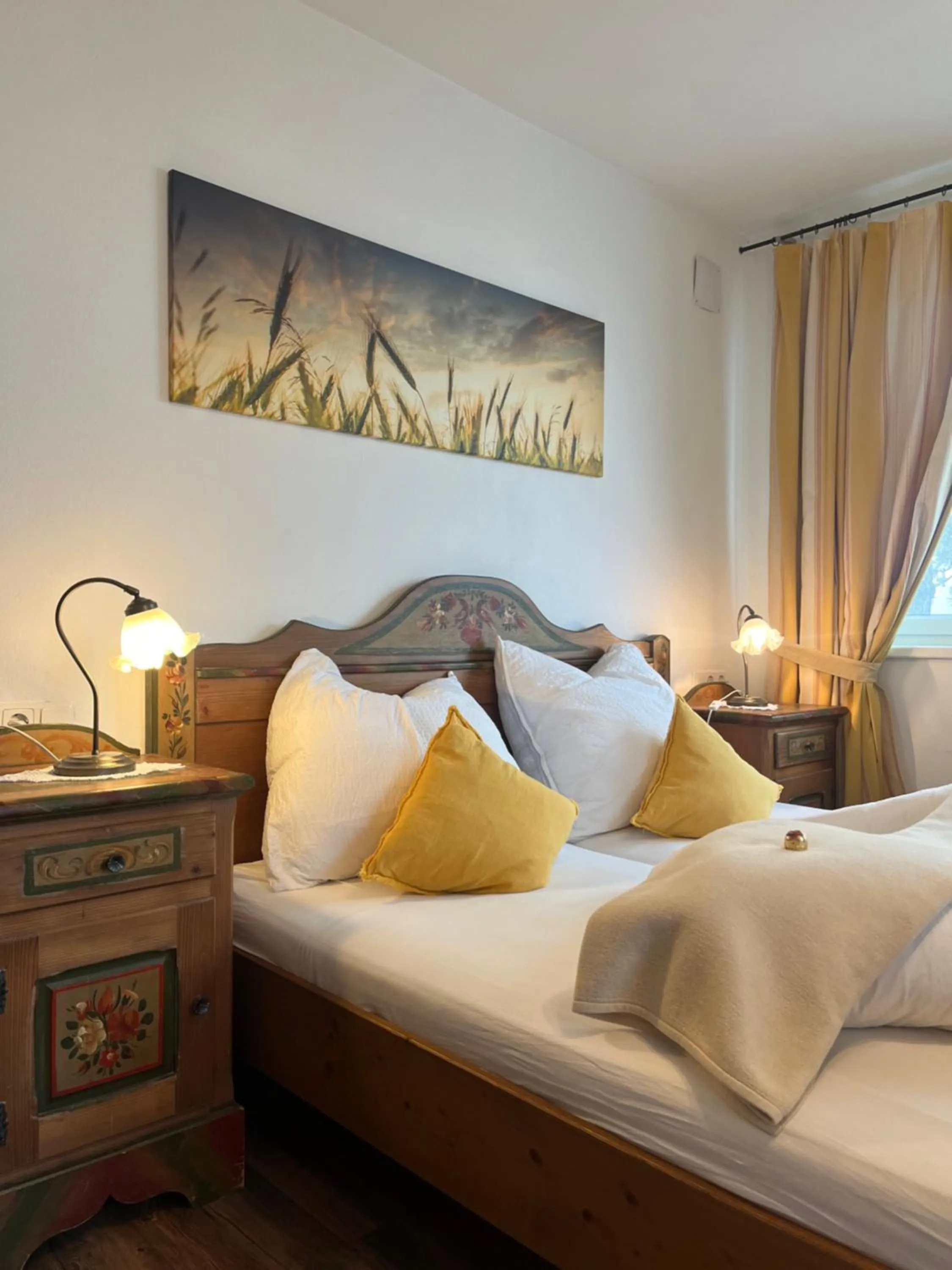 Bed in Pension Marillenhof