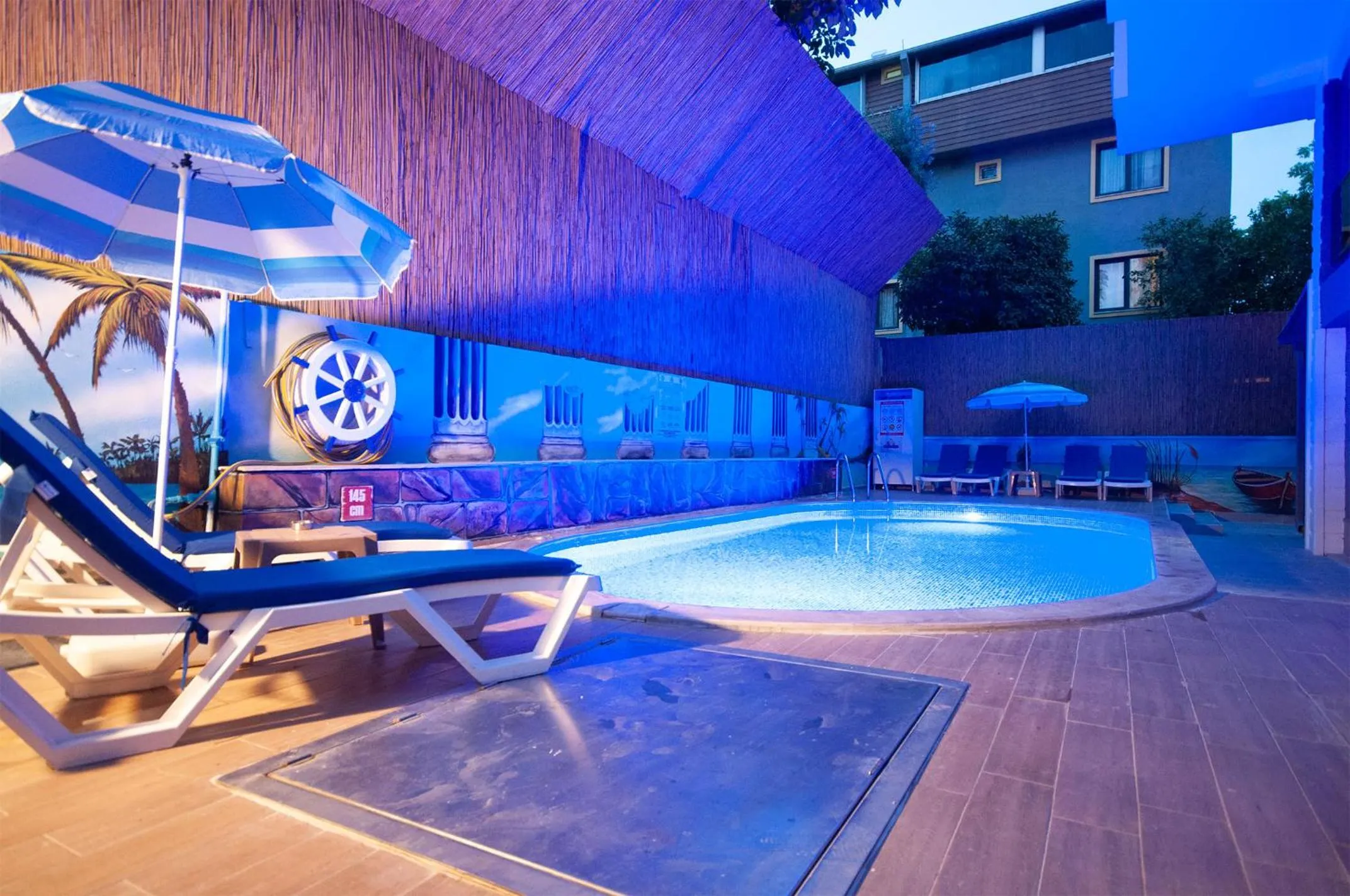 Swimming pool in Microyal Hotel