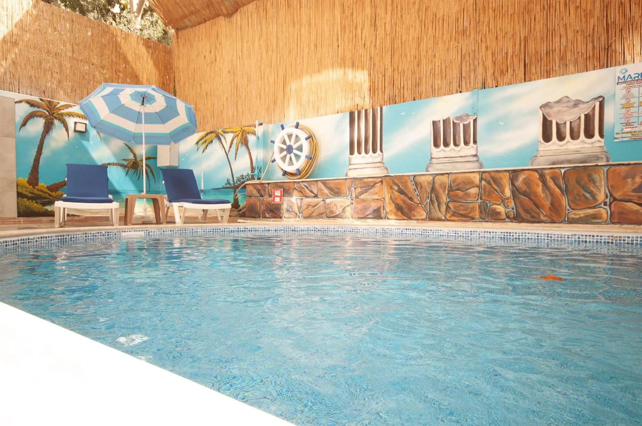 Swimming pool in Microyal Hotel