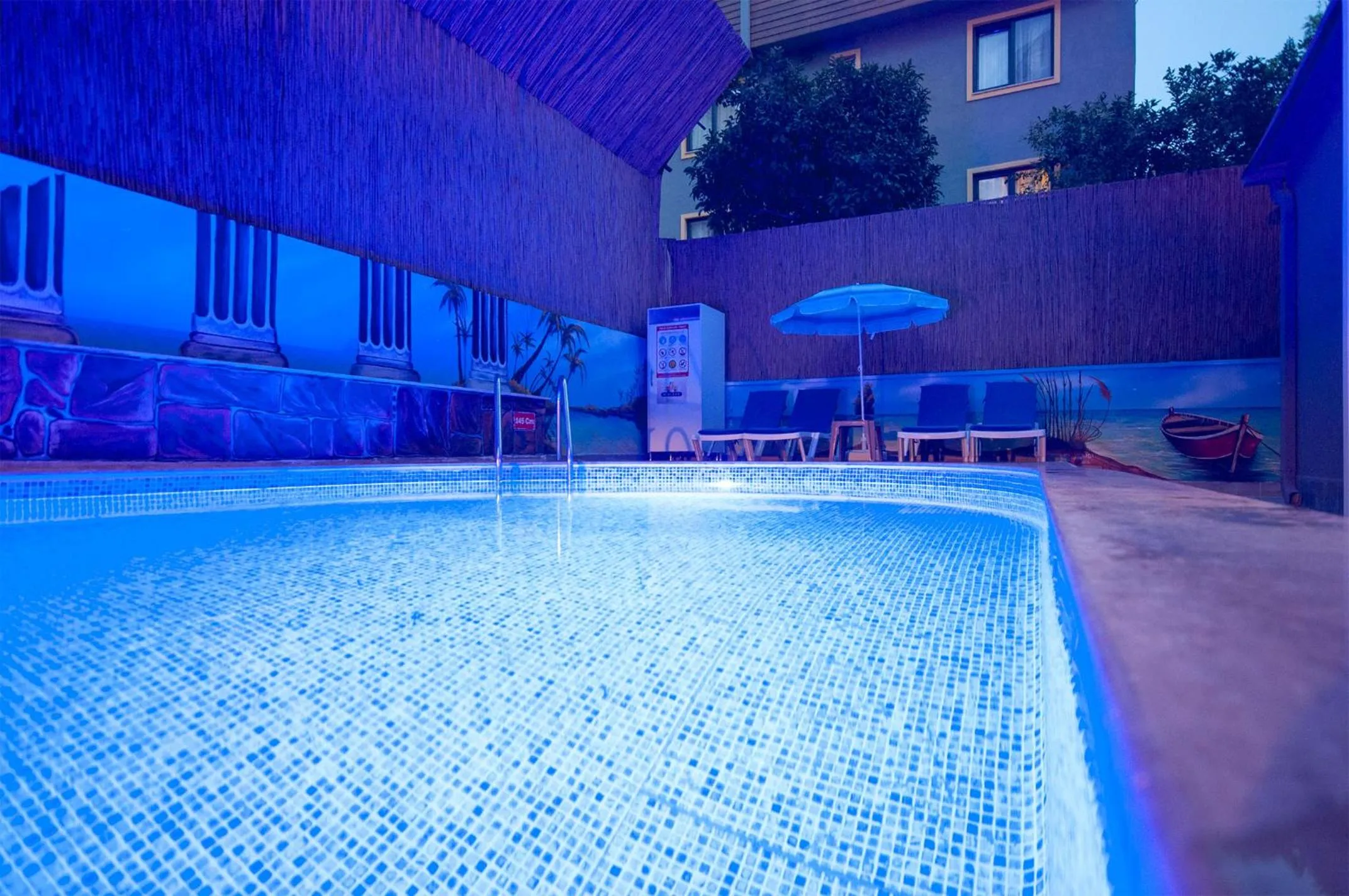 Swimming pool in Microyal Hotel