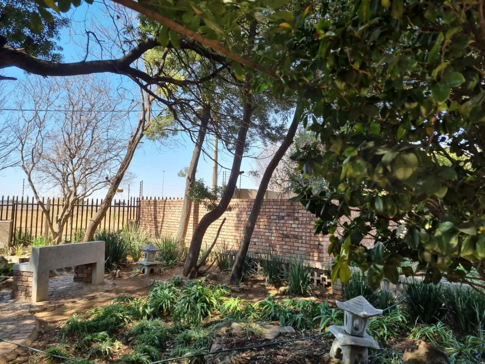 Garden in Airport Inn Bed and Breakfast