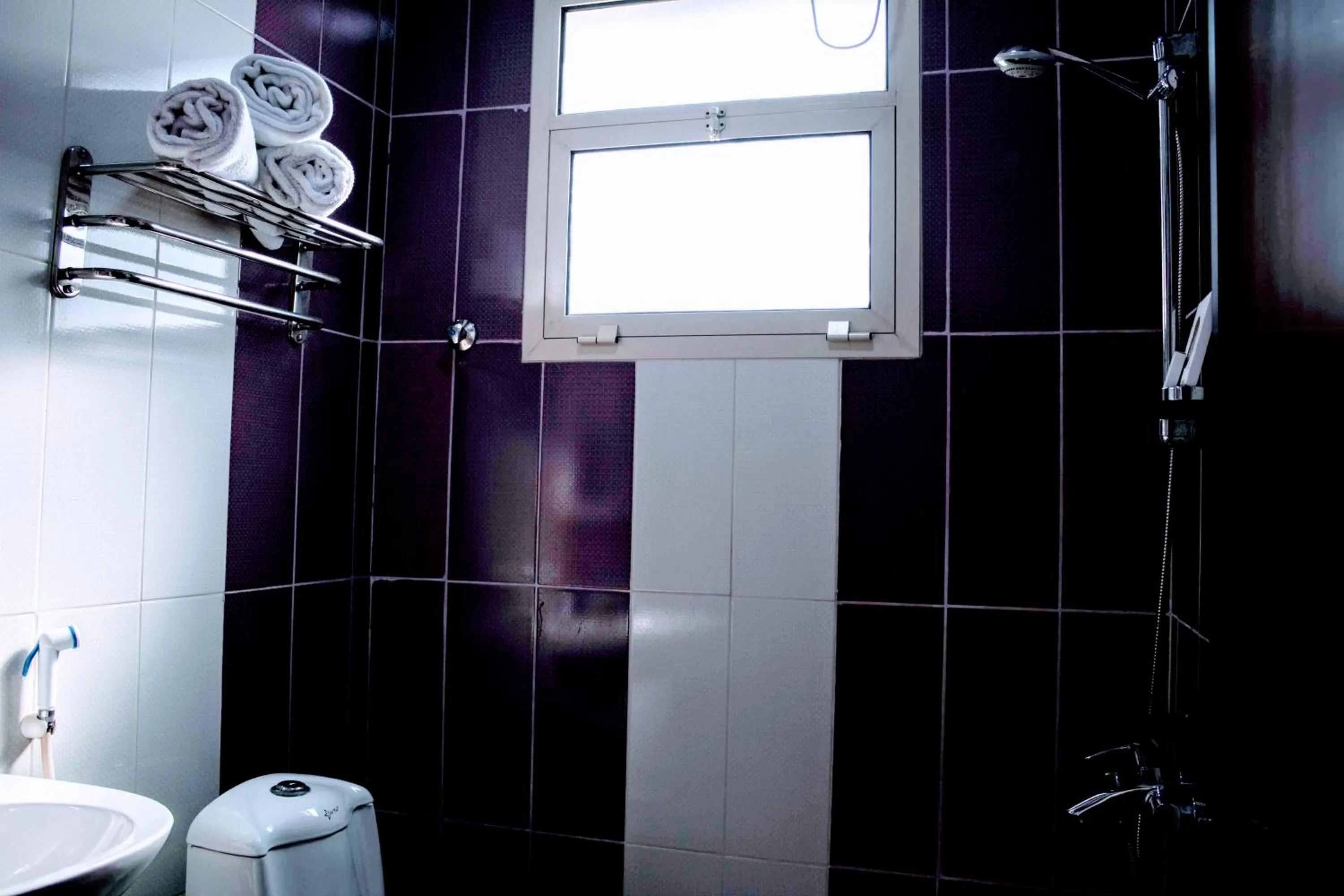 Shower in Aros Al Faisaliah Furnished Units