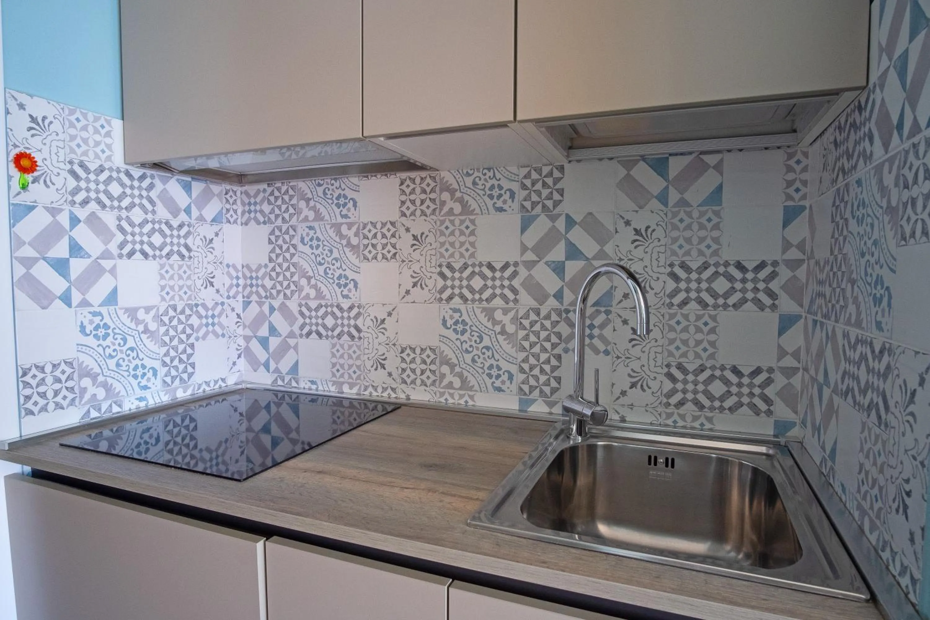 Kitchen or kitchenette in Residence Sole Mare Alaxi Hotels