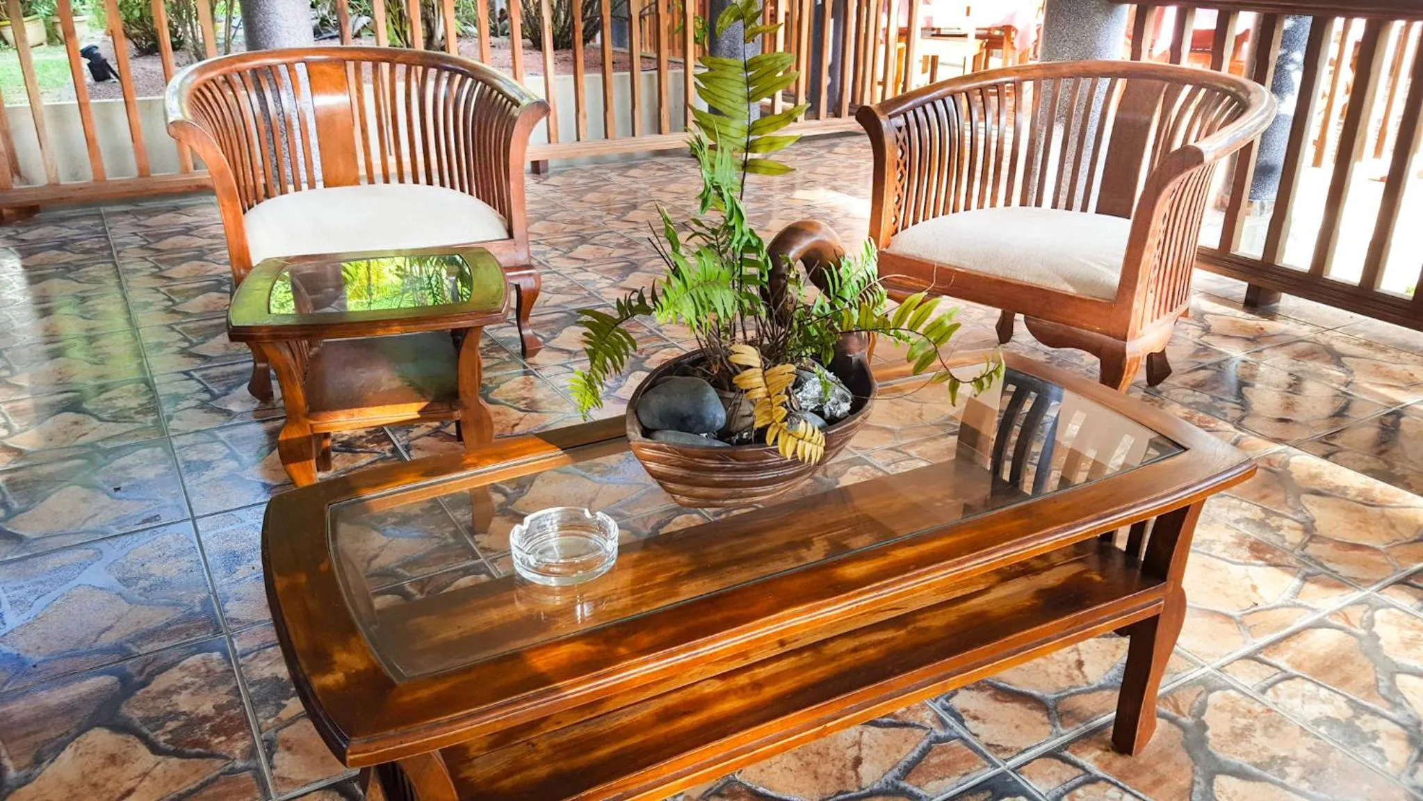 Patio in Bernique Guesthouse