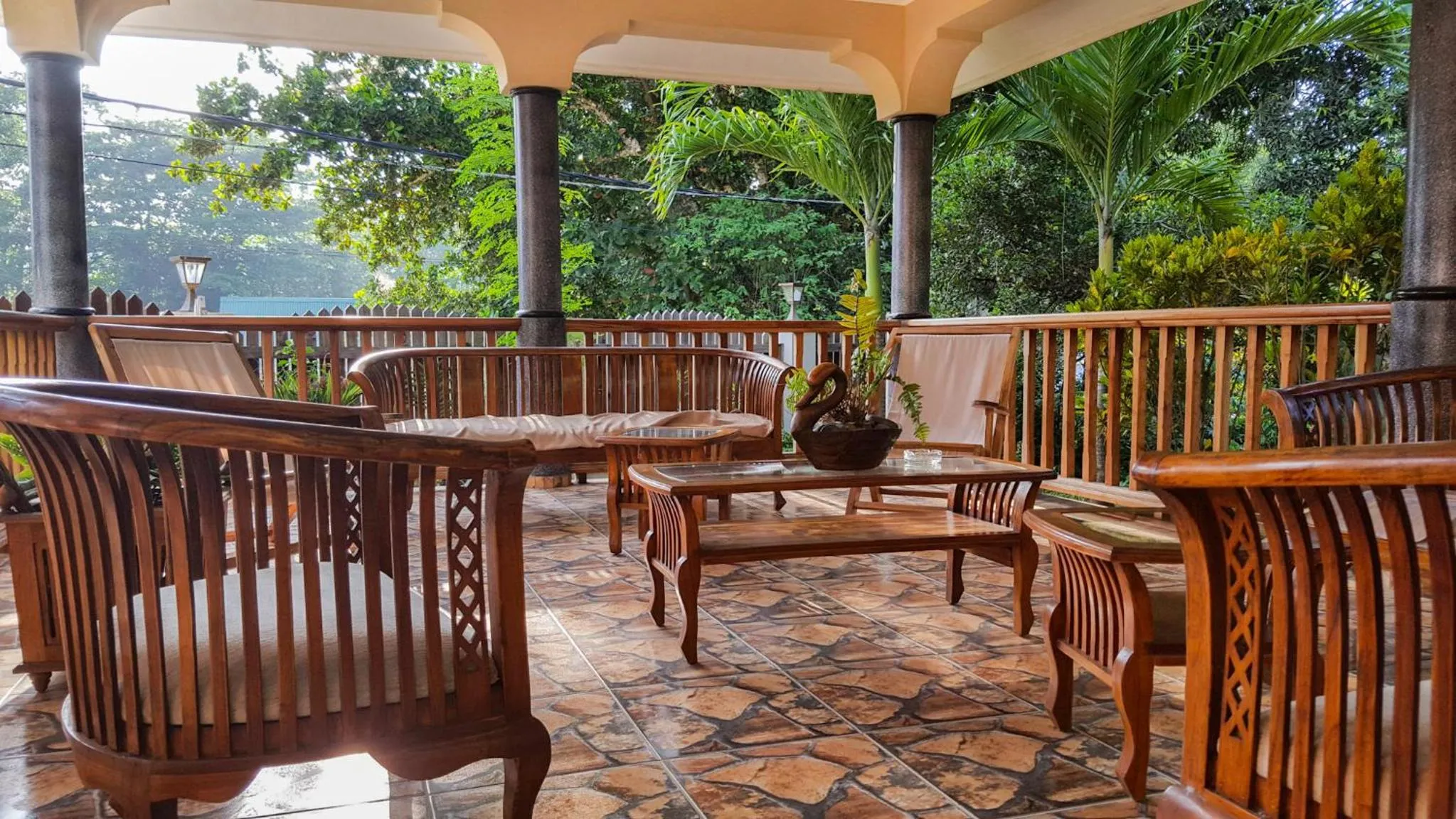 Patio in Bernique Guesthouse