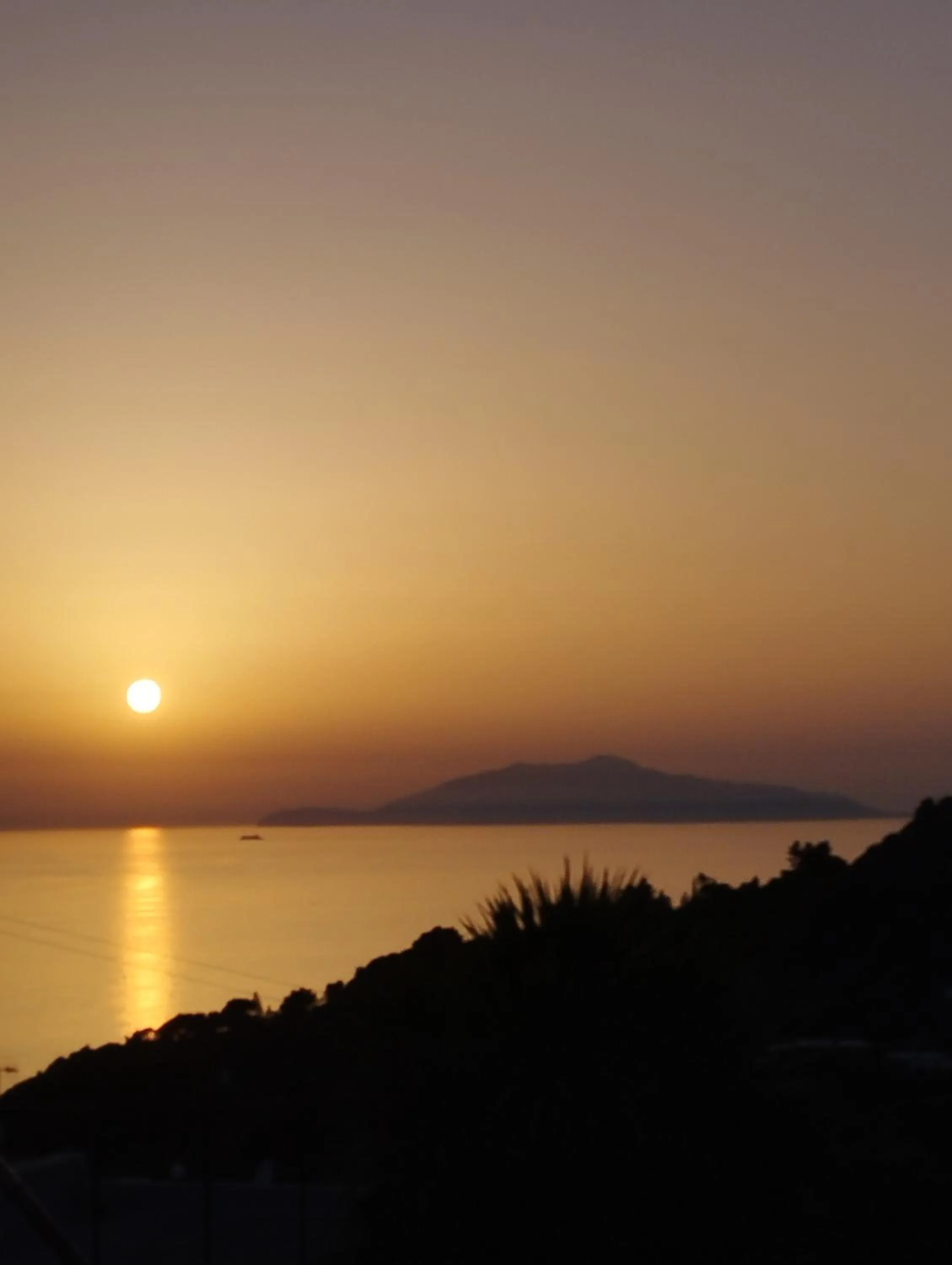 Sunset in B&B Villa Cristina