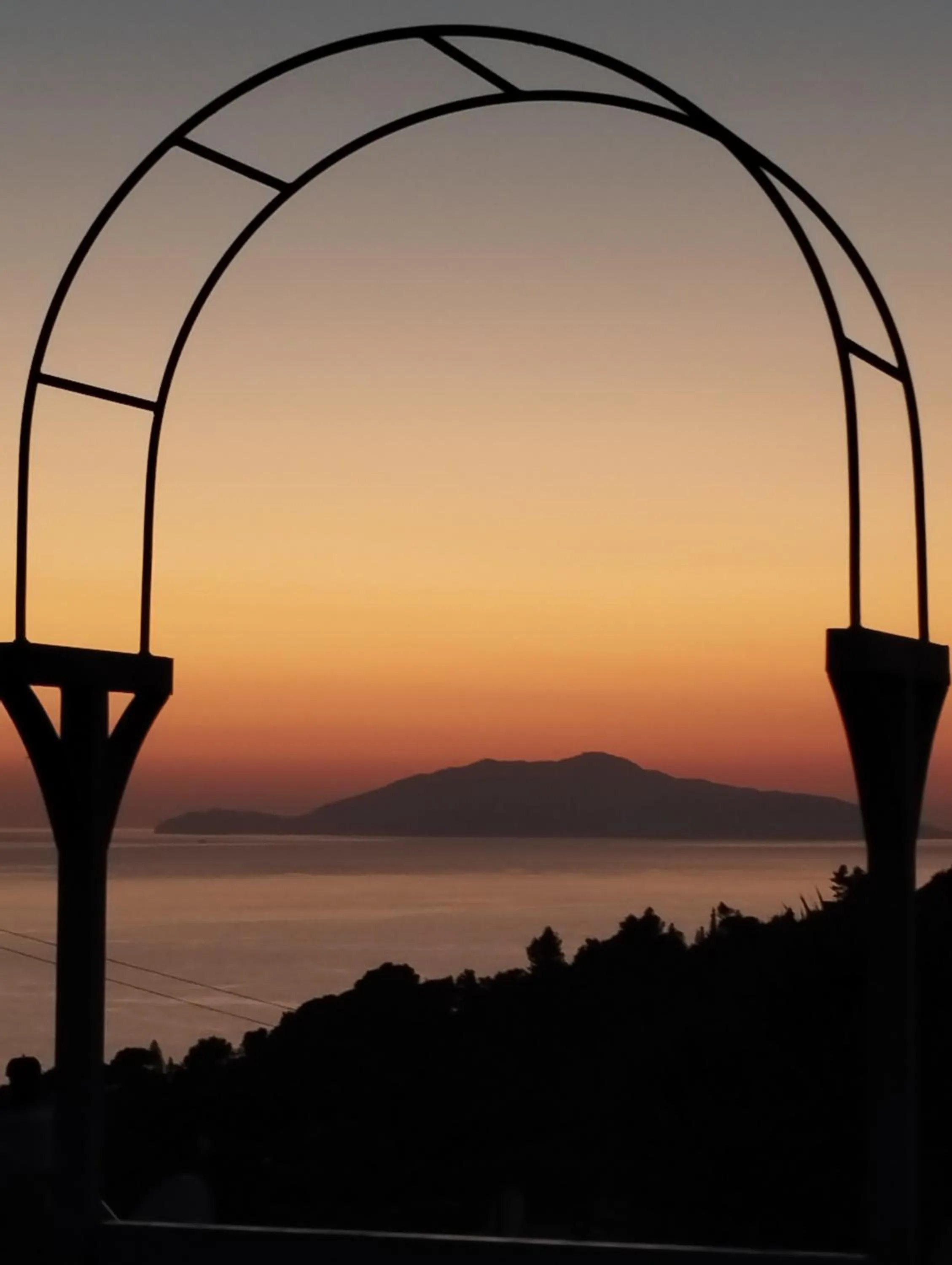 Sunset in B&B Villa Cristina