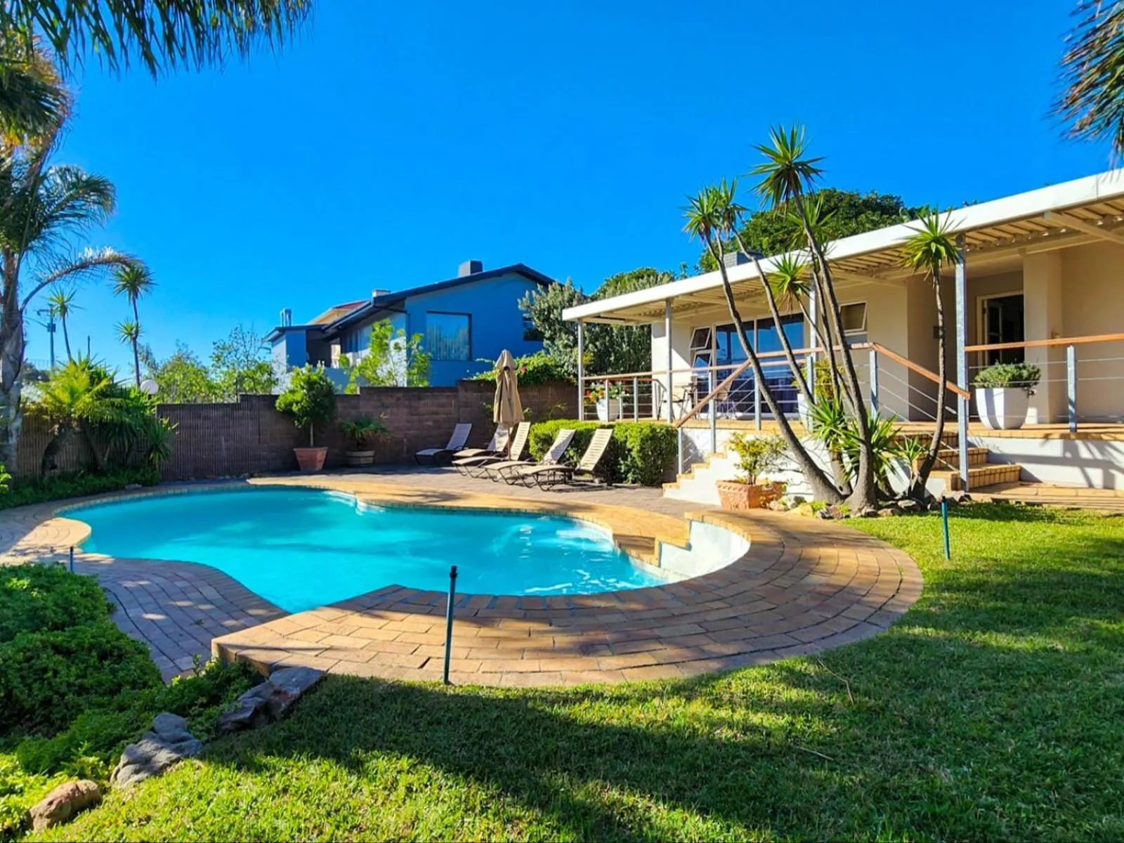 Swimming pool in Hajo's Lodge & Spa