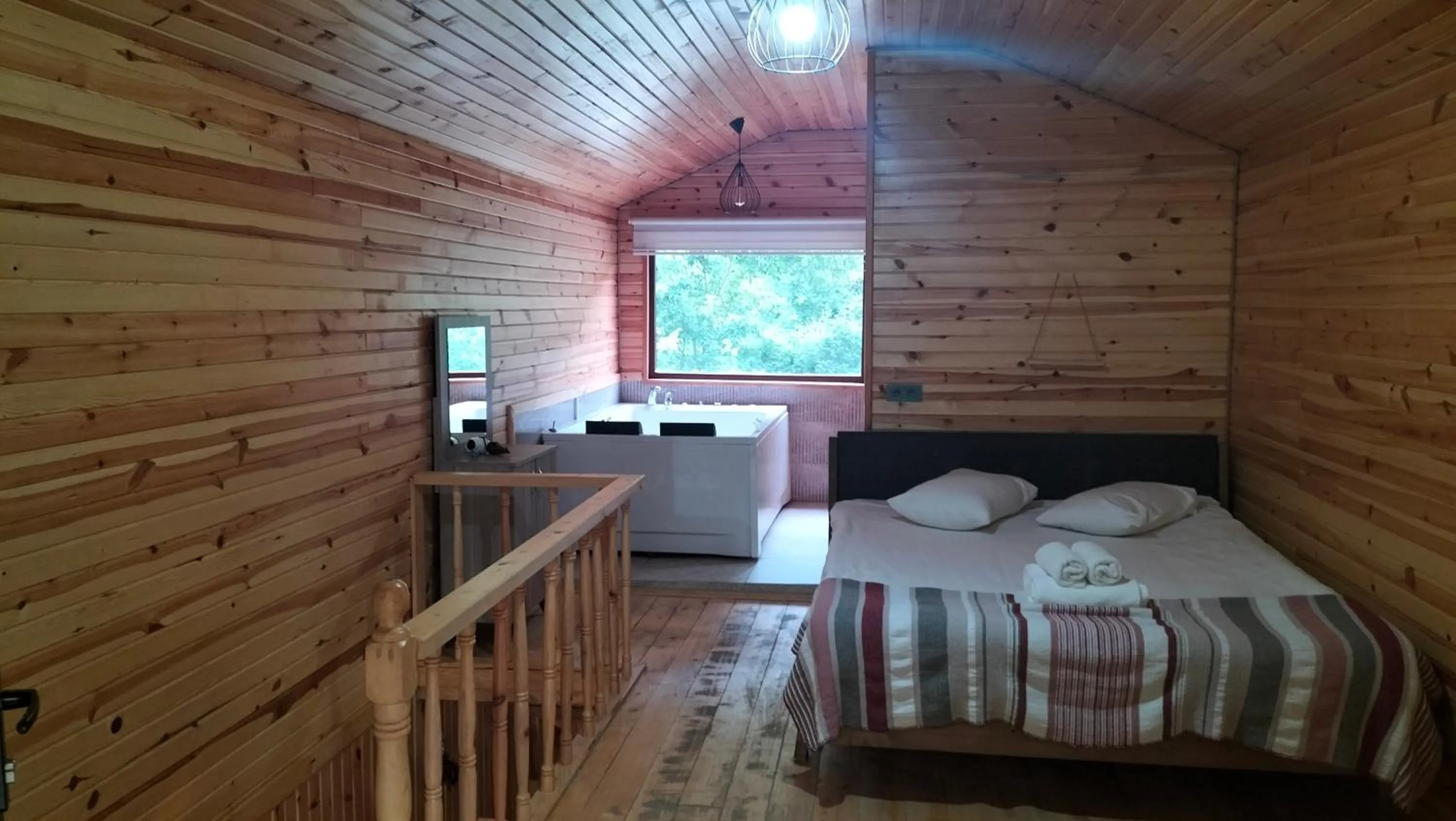 Bed in Sapanca Gönül Sofram Hotel & Bungalow & Villas