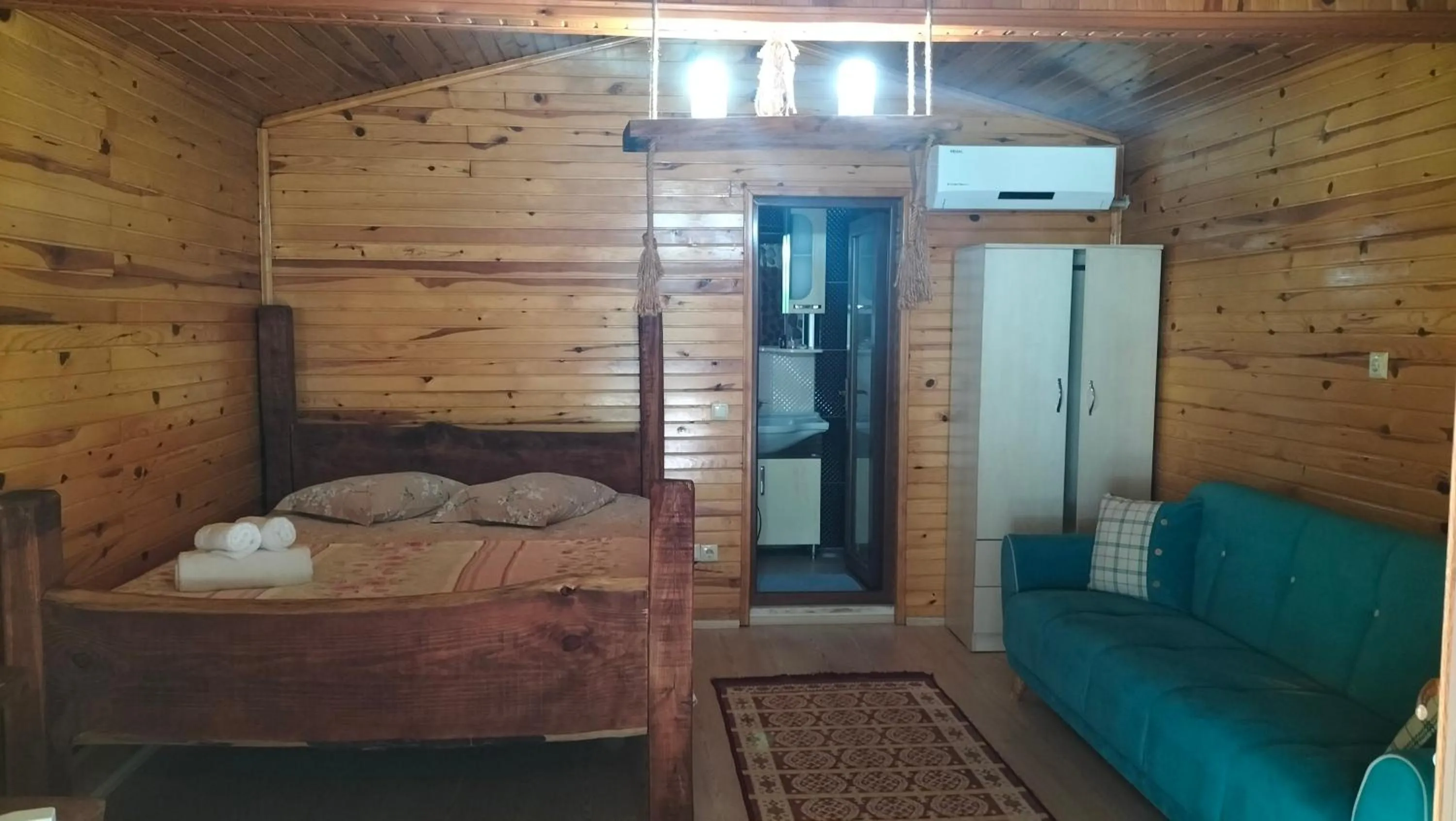 Bed in Sapanca Gönül Sofram Hotel & Bungalow & Villas