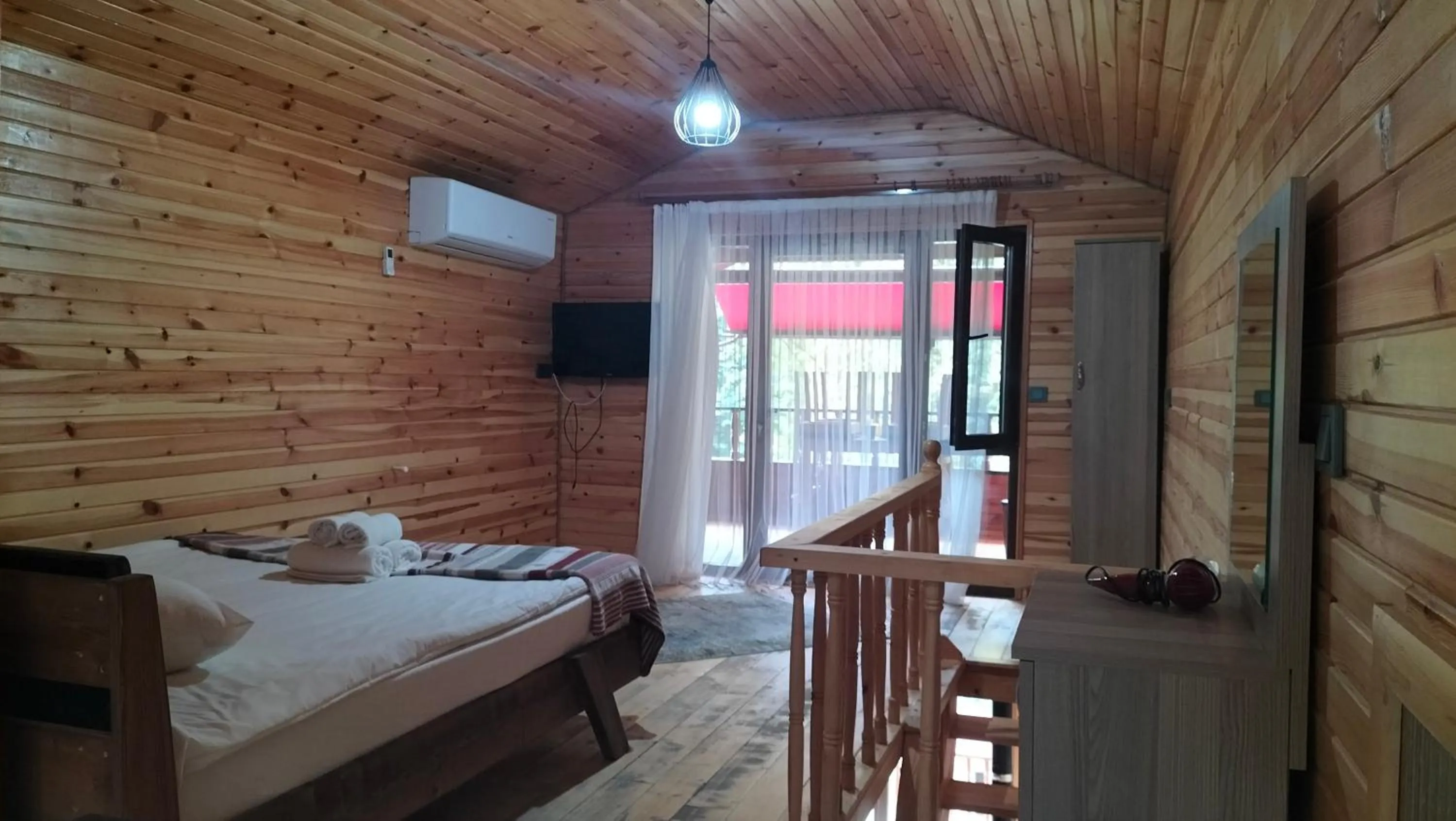 Bed in Sapanca Gönül Sofram Hotel & Bungalow & Villas