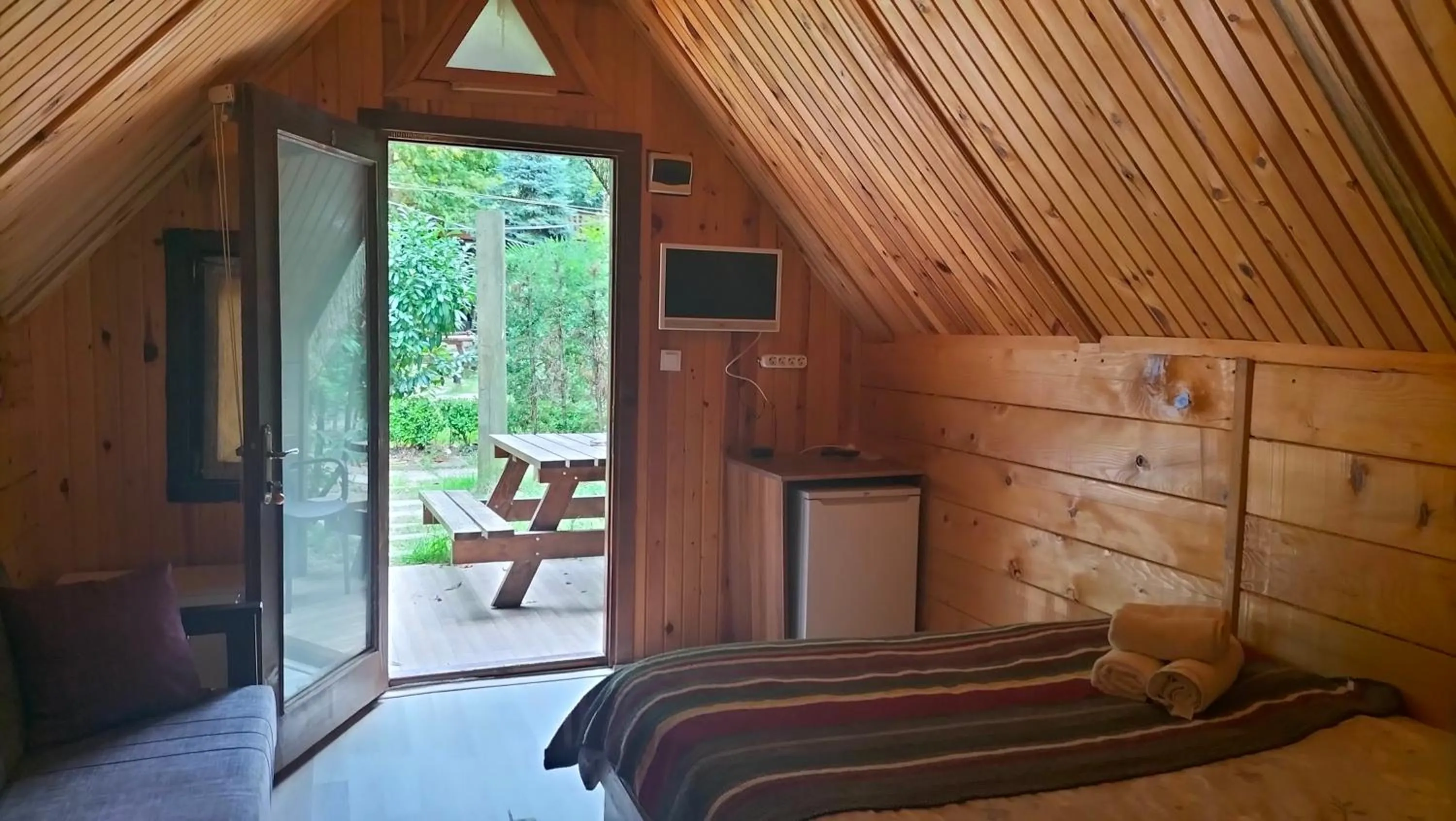 Bed in Sapanca Gönül Sofram Hotel & Bungalow & Villas