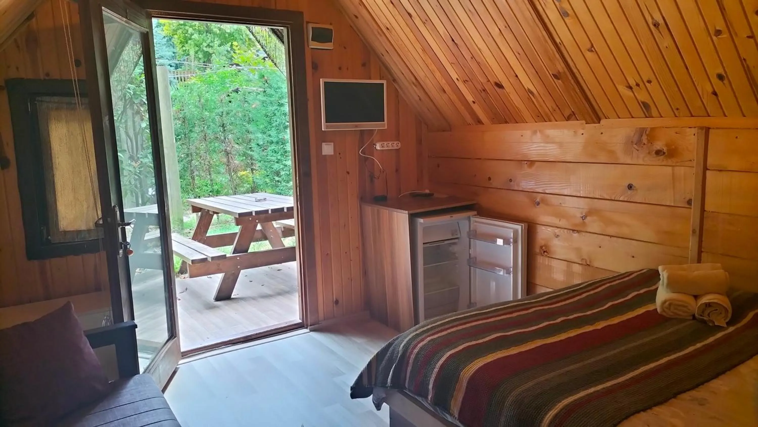 Bed in Sapanca Gönül Sofram Hotel & Bungalow & Villas