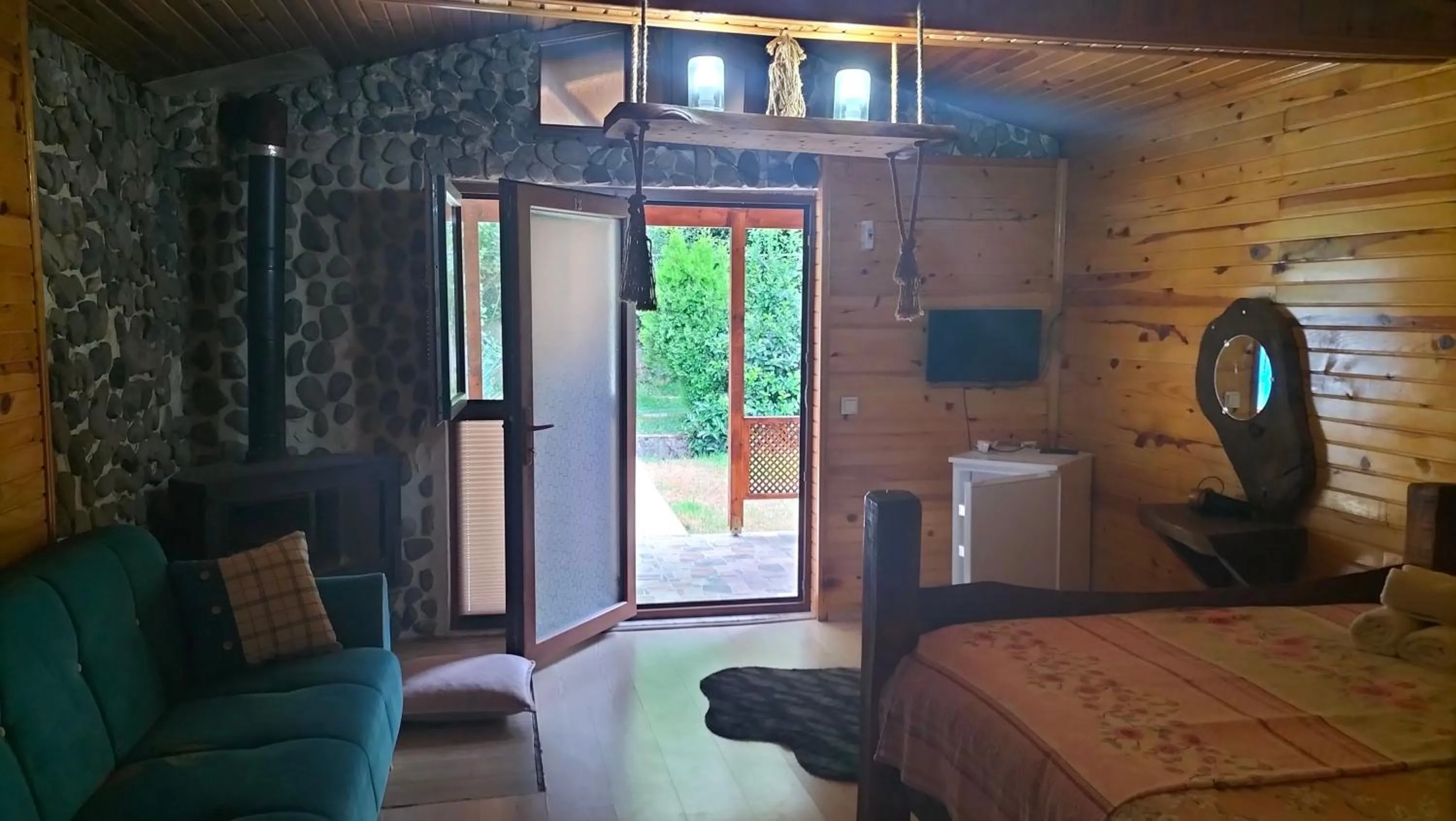 Bed in Sapanca Gönül Sofram Hotel & Bungalow & Villas