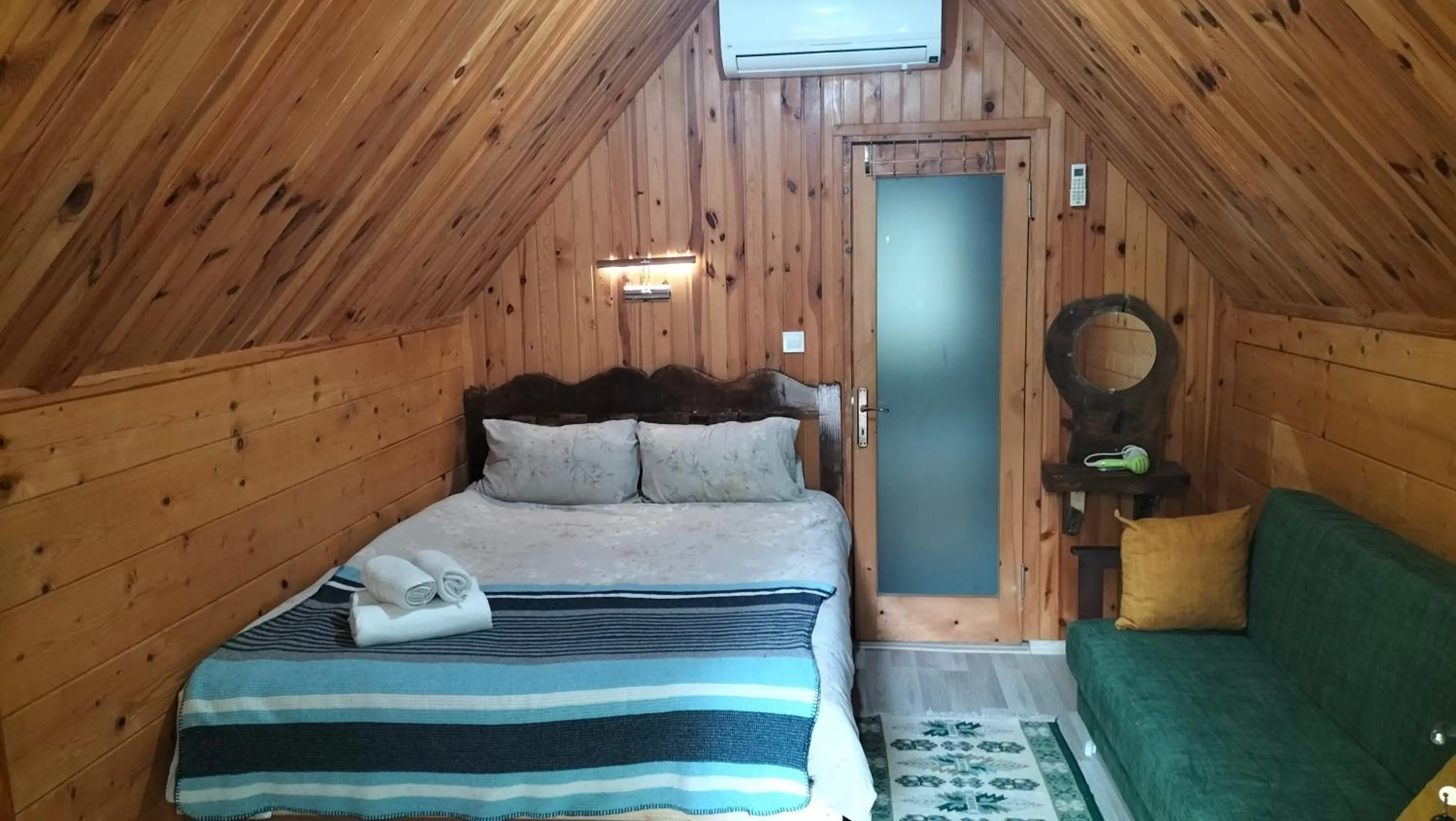 Bed in Sapanca Gönül Sofram Hotel & Bungalow & Villas