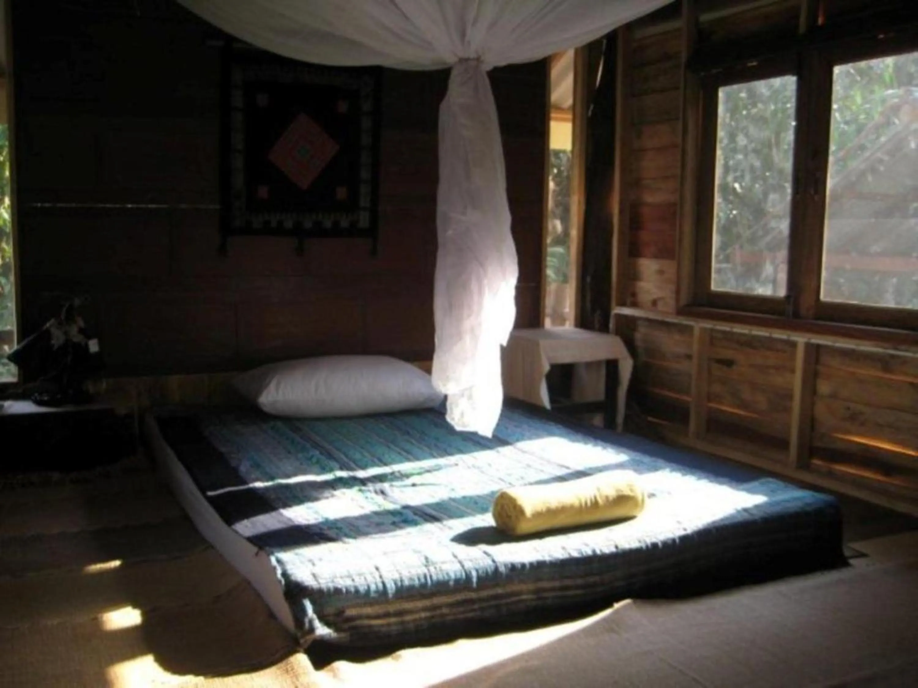 Bed in Lanlay Home Stay Krabi