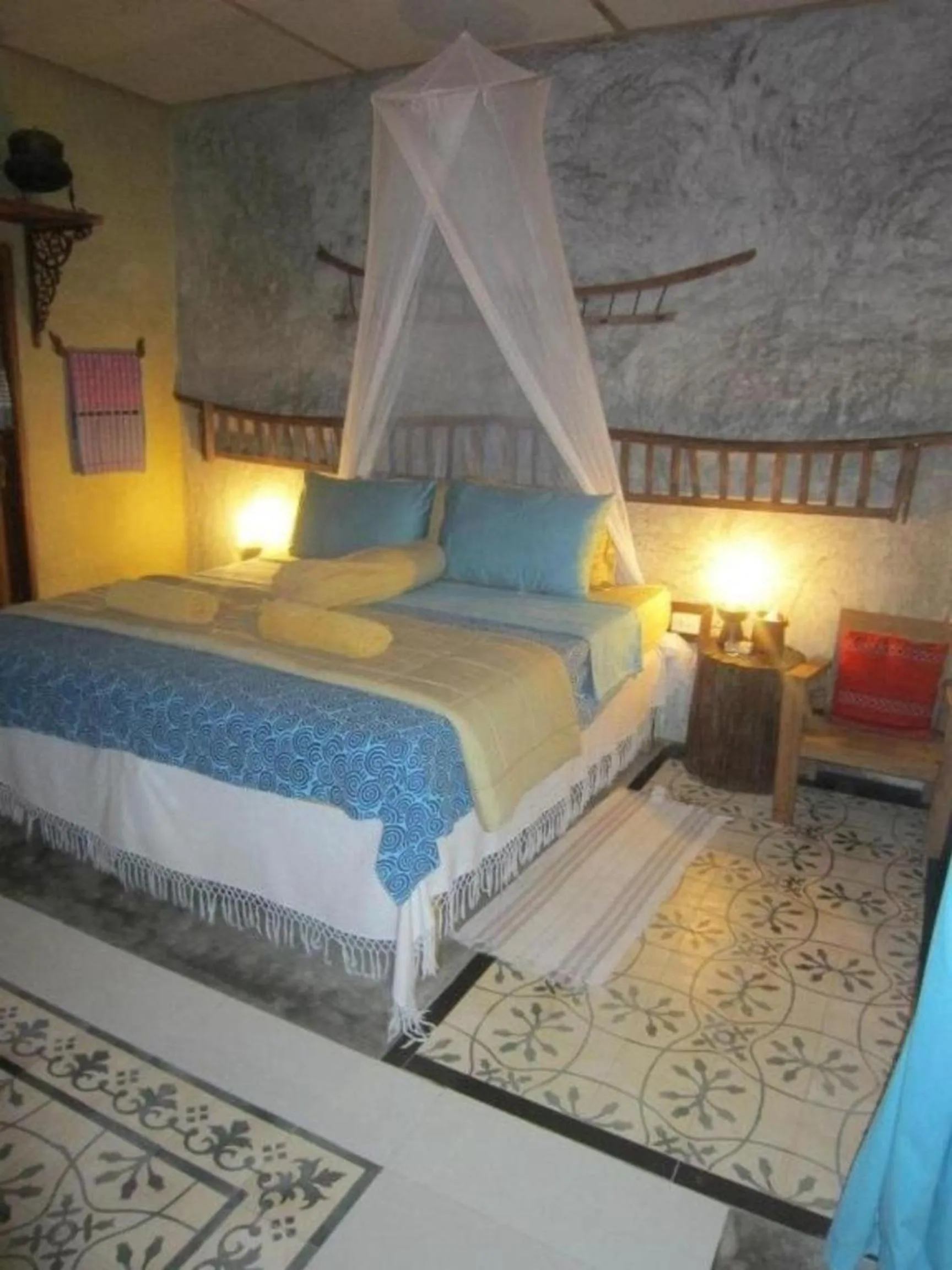 Bed in Lanlay Home Stay Krabi
