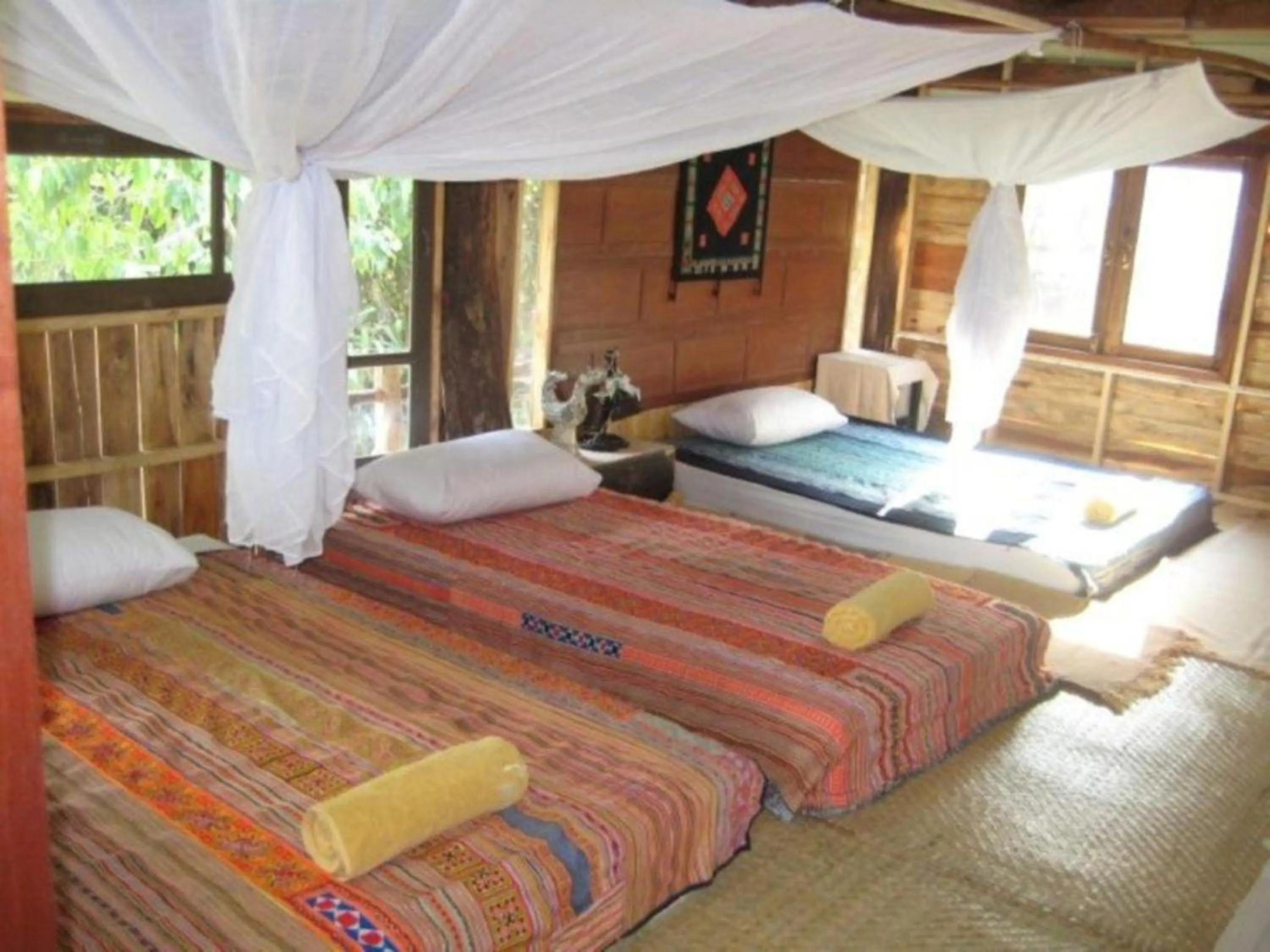 Bed in Lanlay Home Stay Krabi