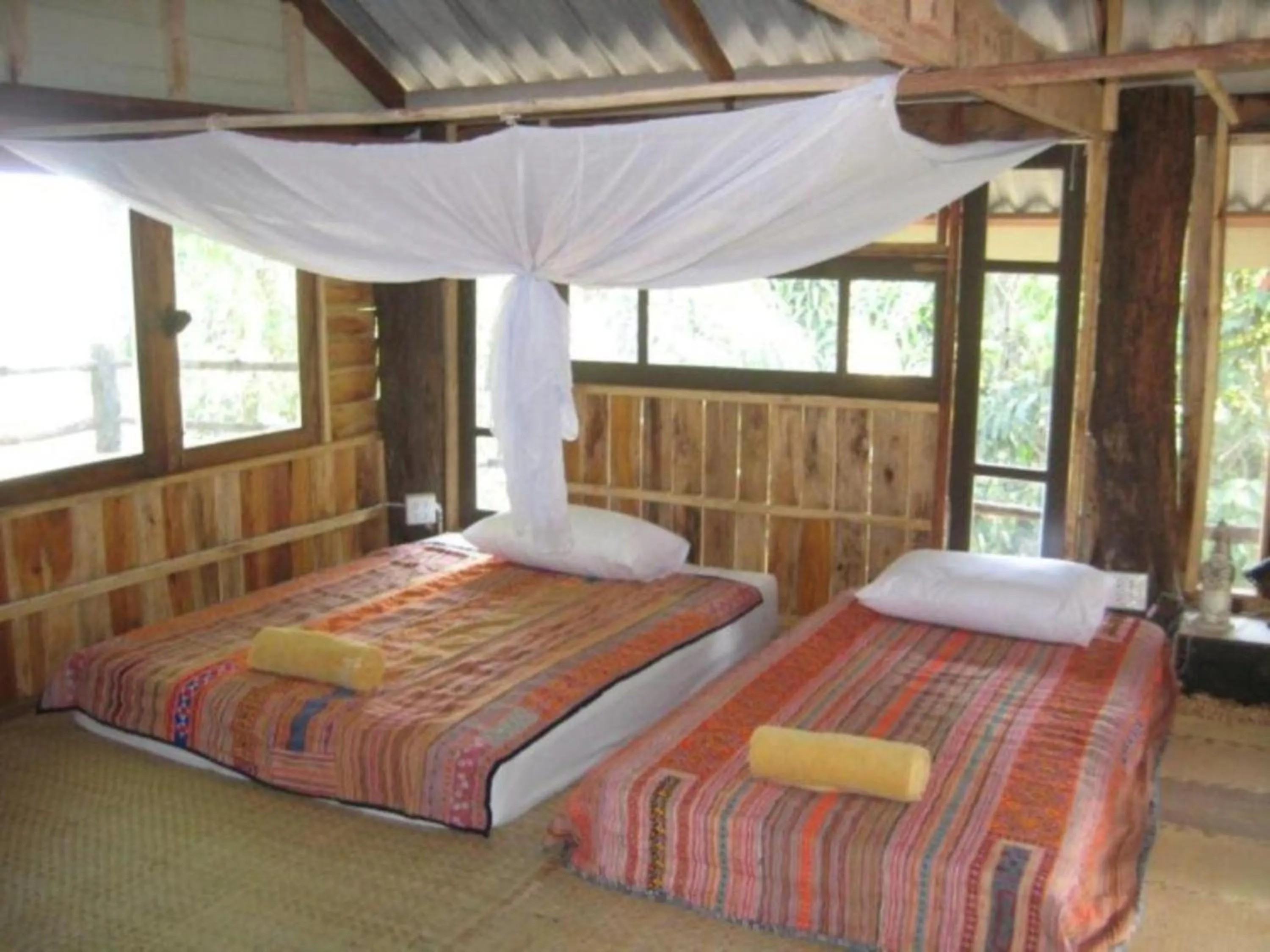 Bed in Lanlay Home Stay Krabi