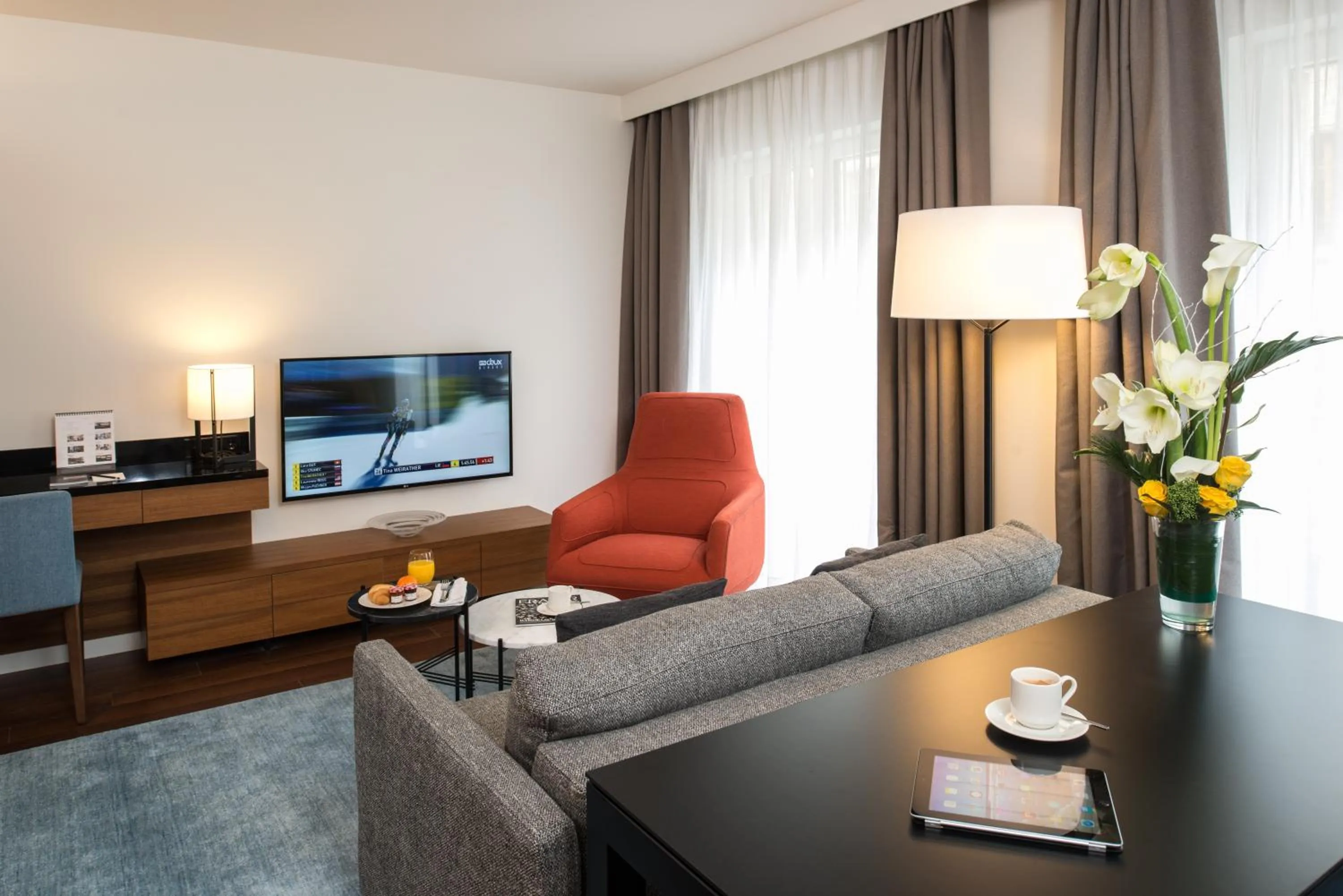 Living room in Fraser Suites Geneva - Serviced Apartments