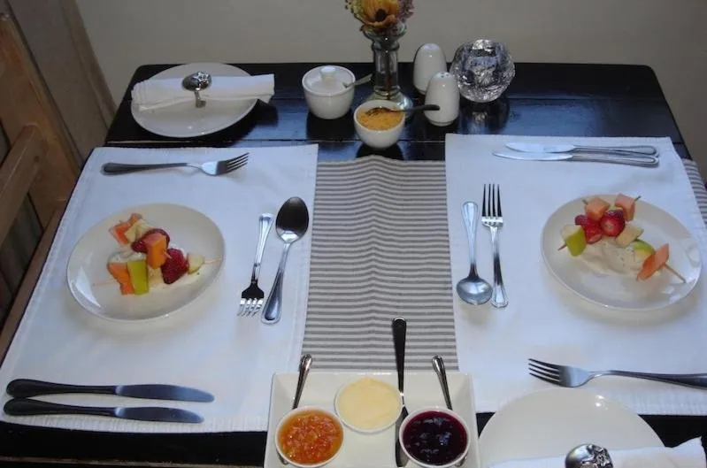 Food and drinks in Baleia Guest Lodge