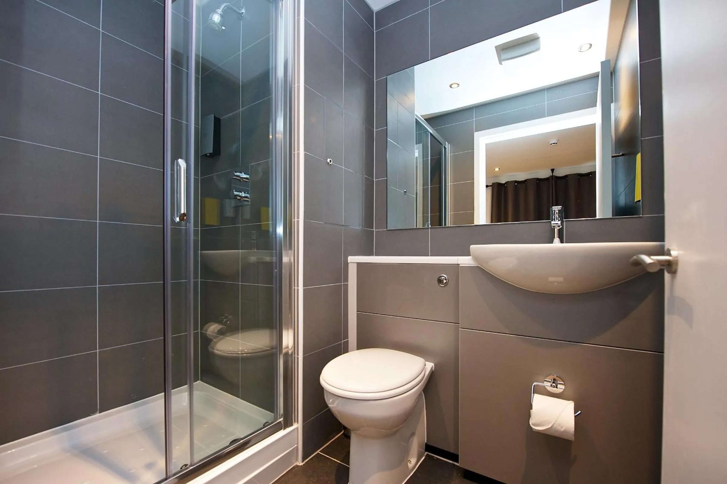 Bathroom in Staycity Aparthotels Birmingham City Centre