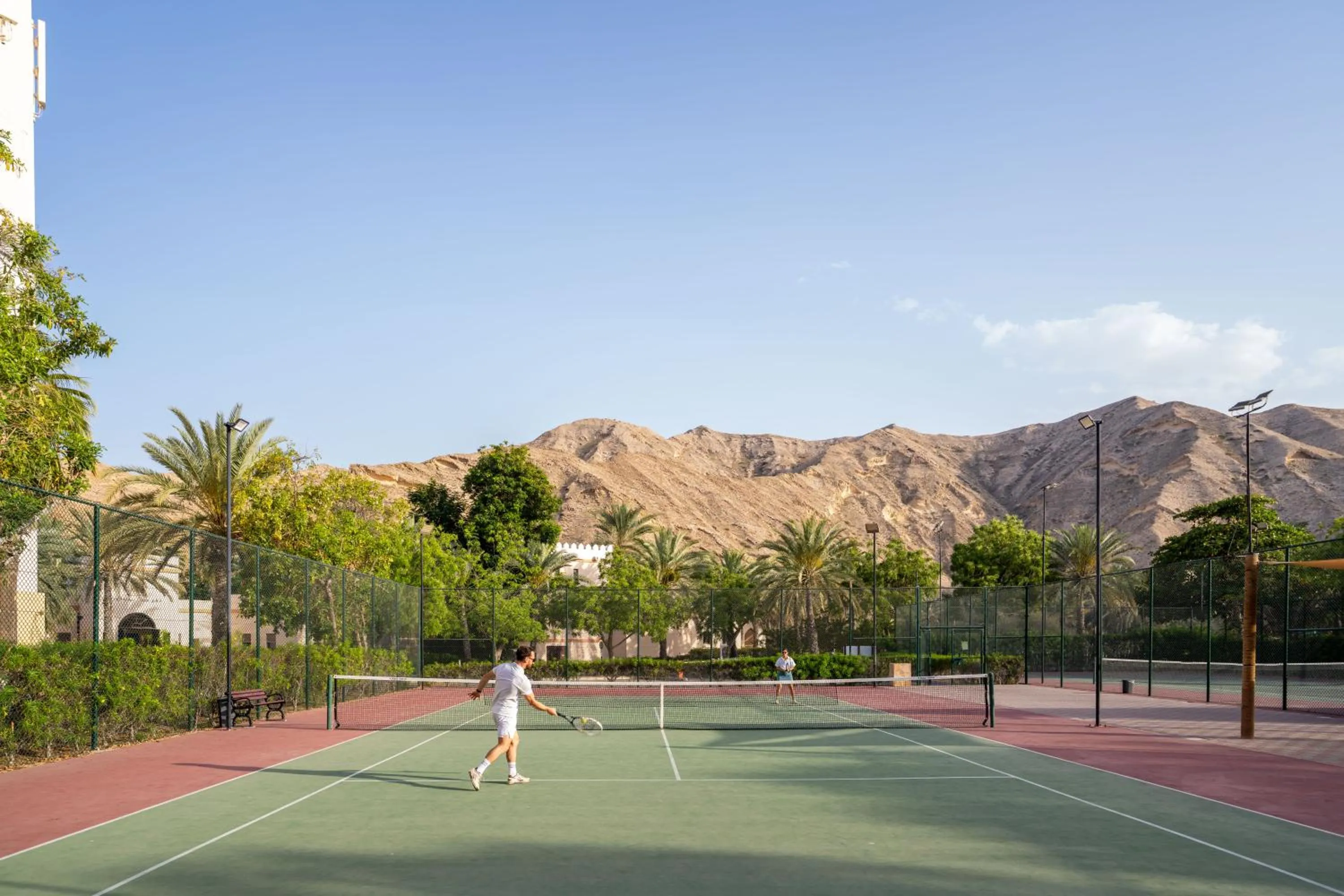 Tennis court in DoubleTree By Hilton Muscat Al Waha