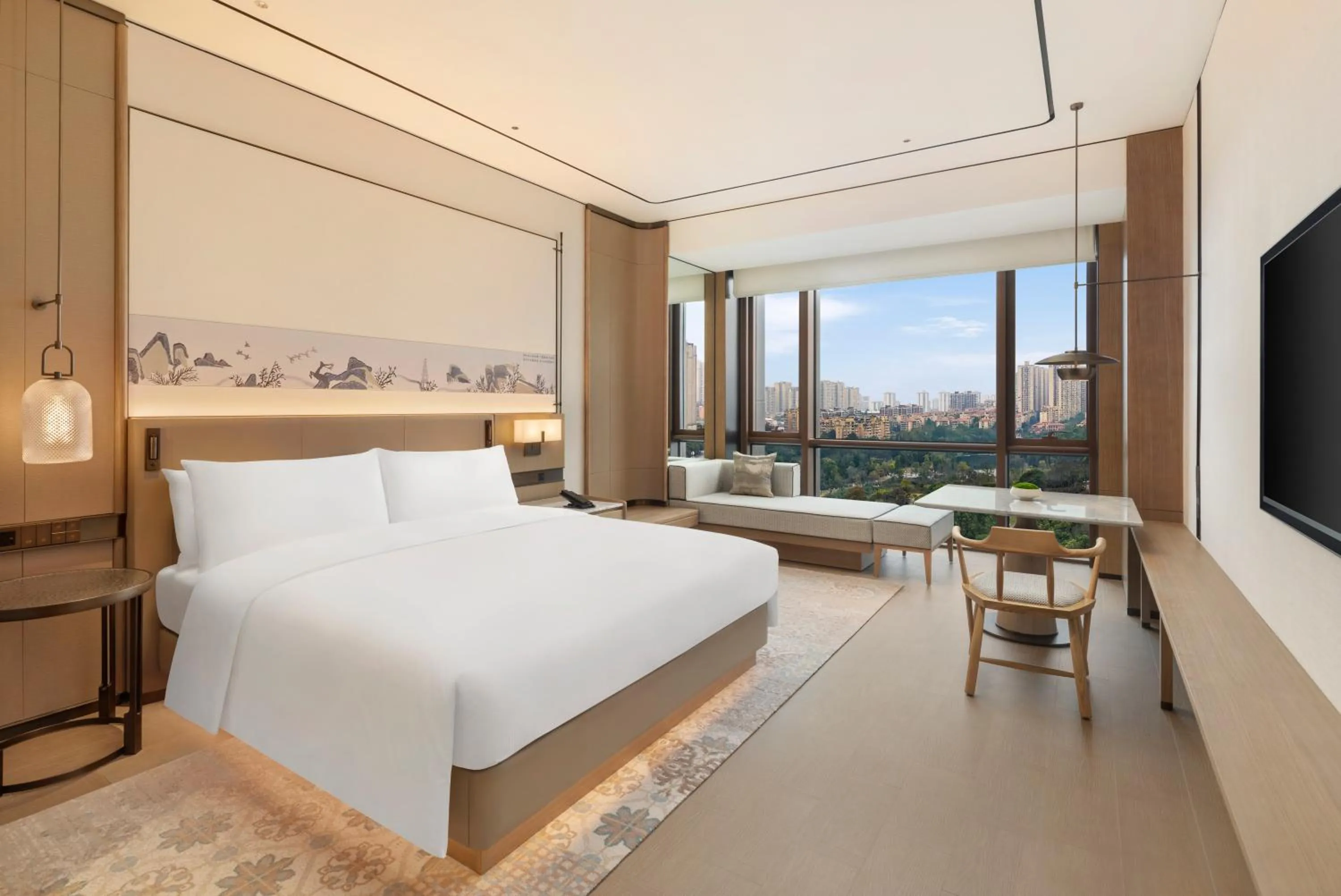 Bedroom, Bed in Doubletree By Hilton Zigong