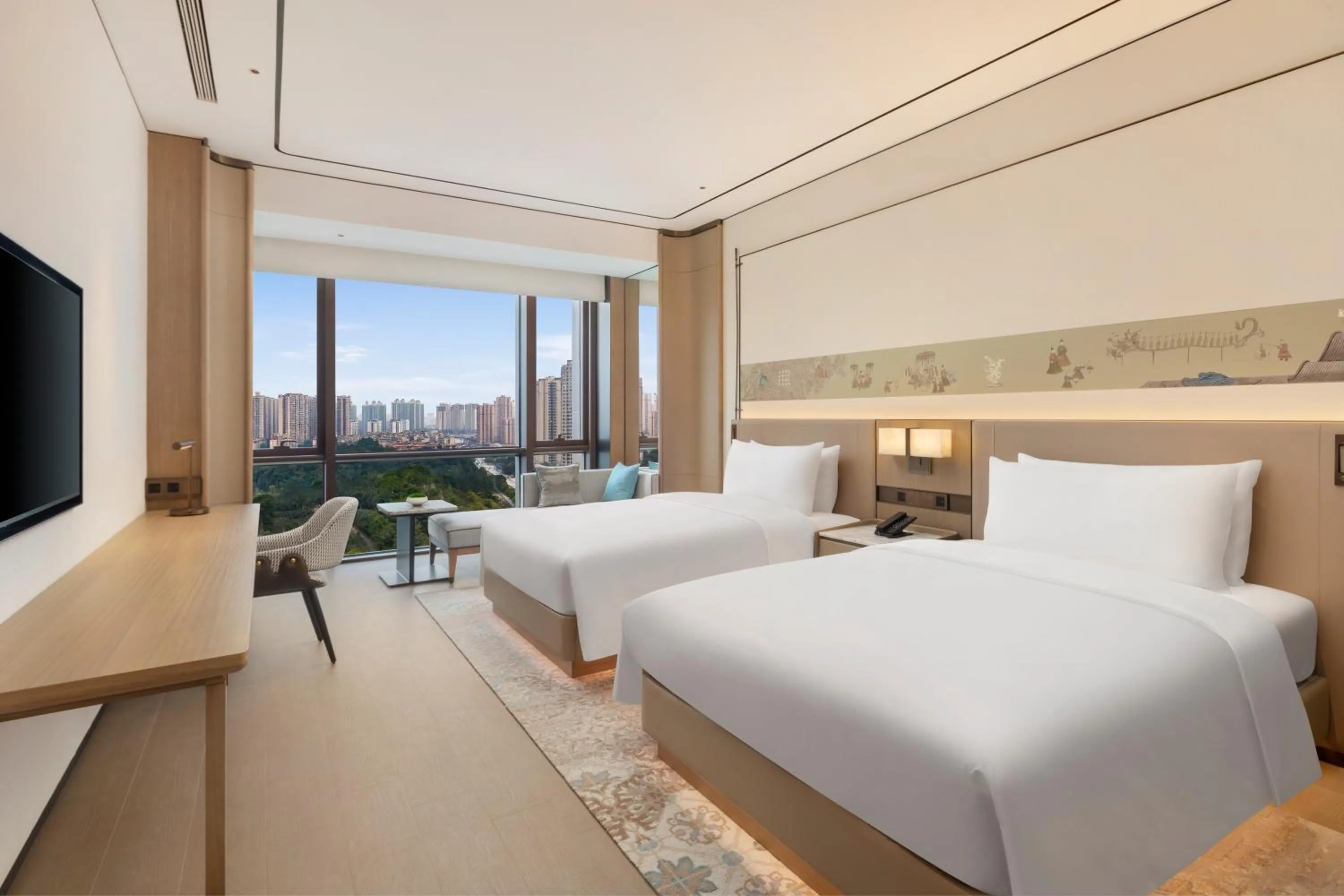 Bed in Doubletree By Hilton Zigong