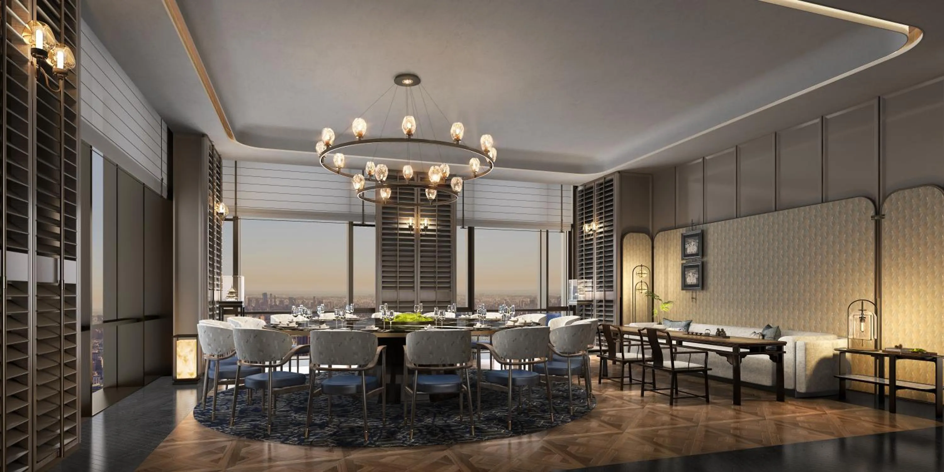 Dining area in Doubletree By Hilton Zigong