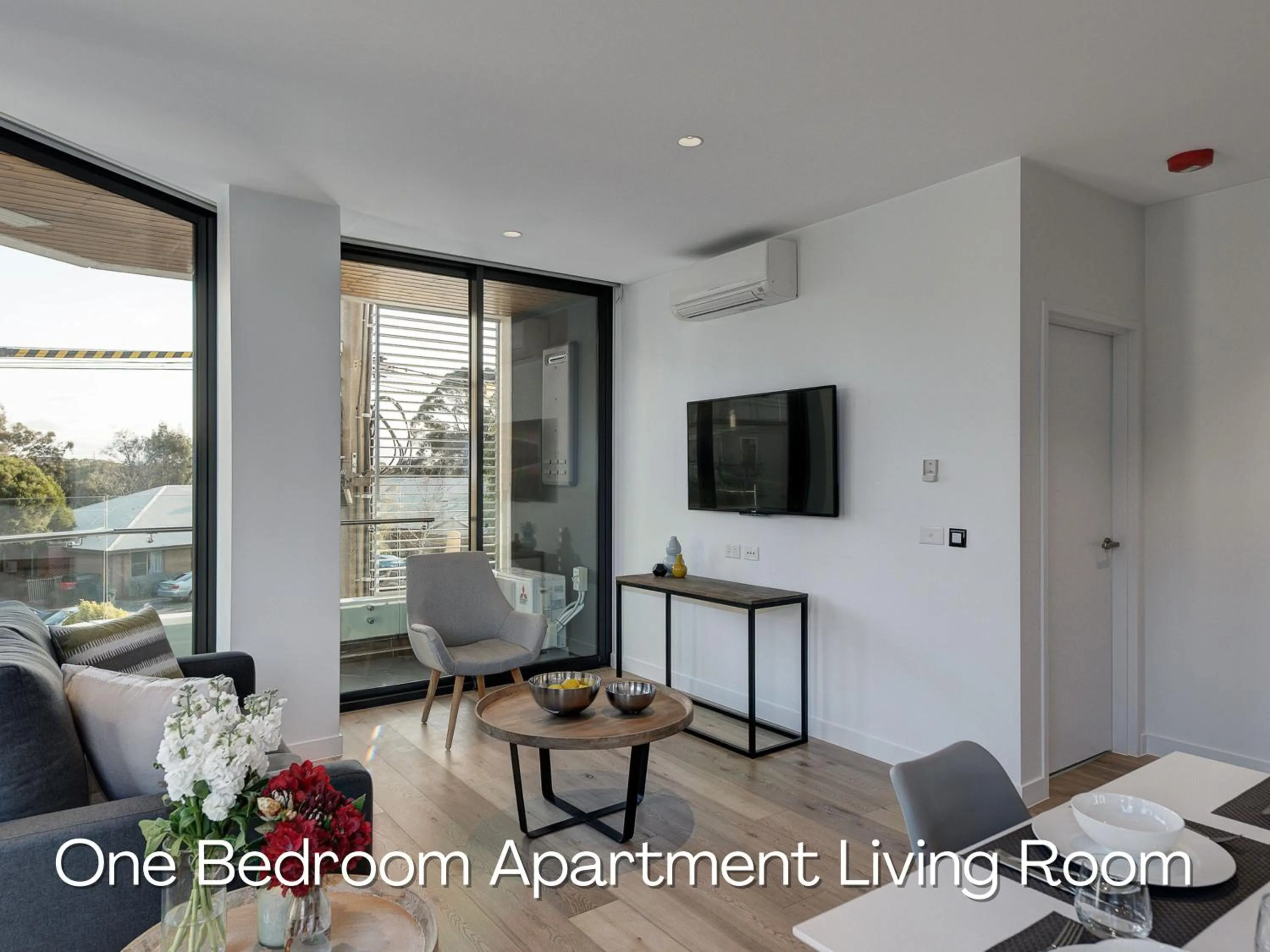 Living room in Camberwell Serviced Apartments