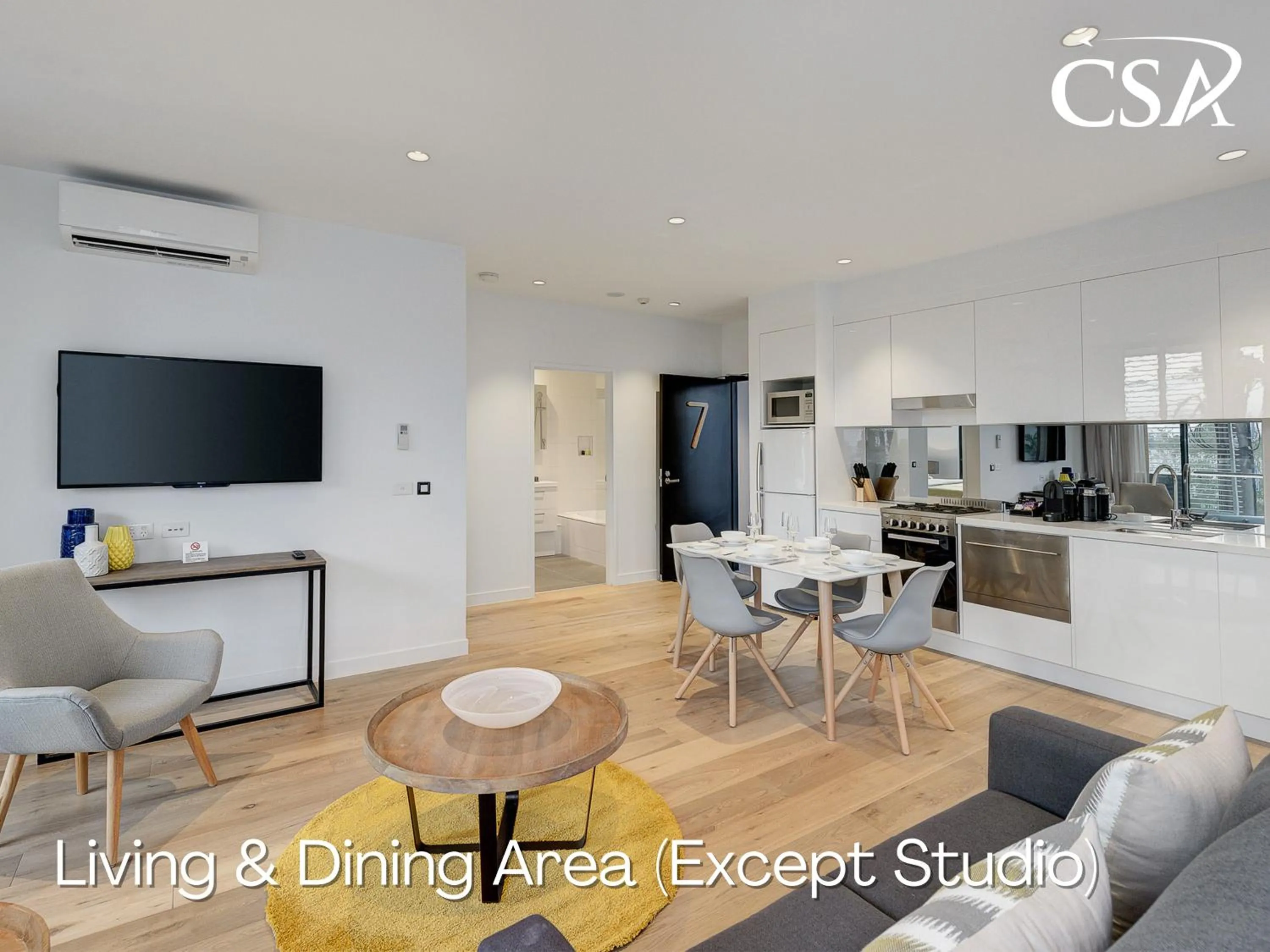 Living room in Camberwell Serviced Apartments