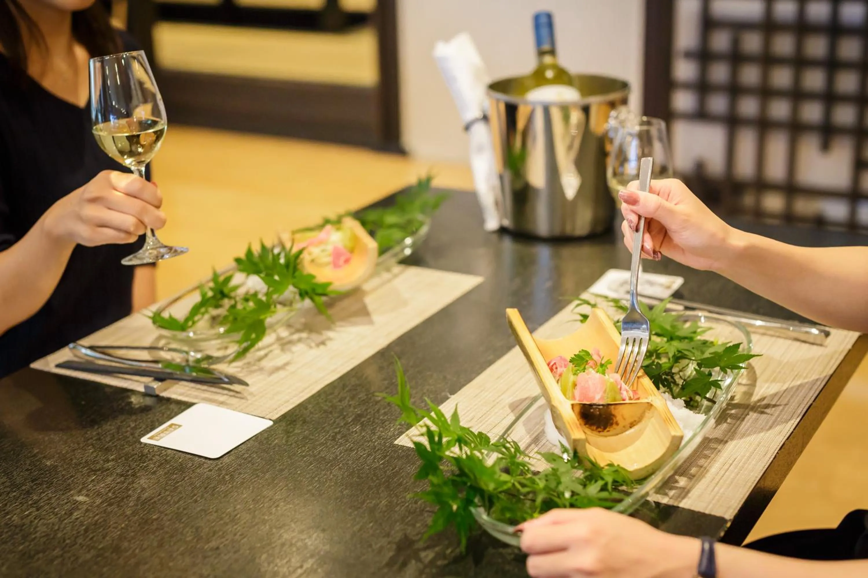 Dinner in Setre Highland Villa Himeji