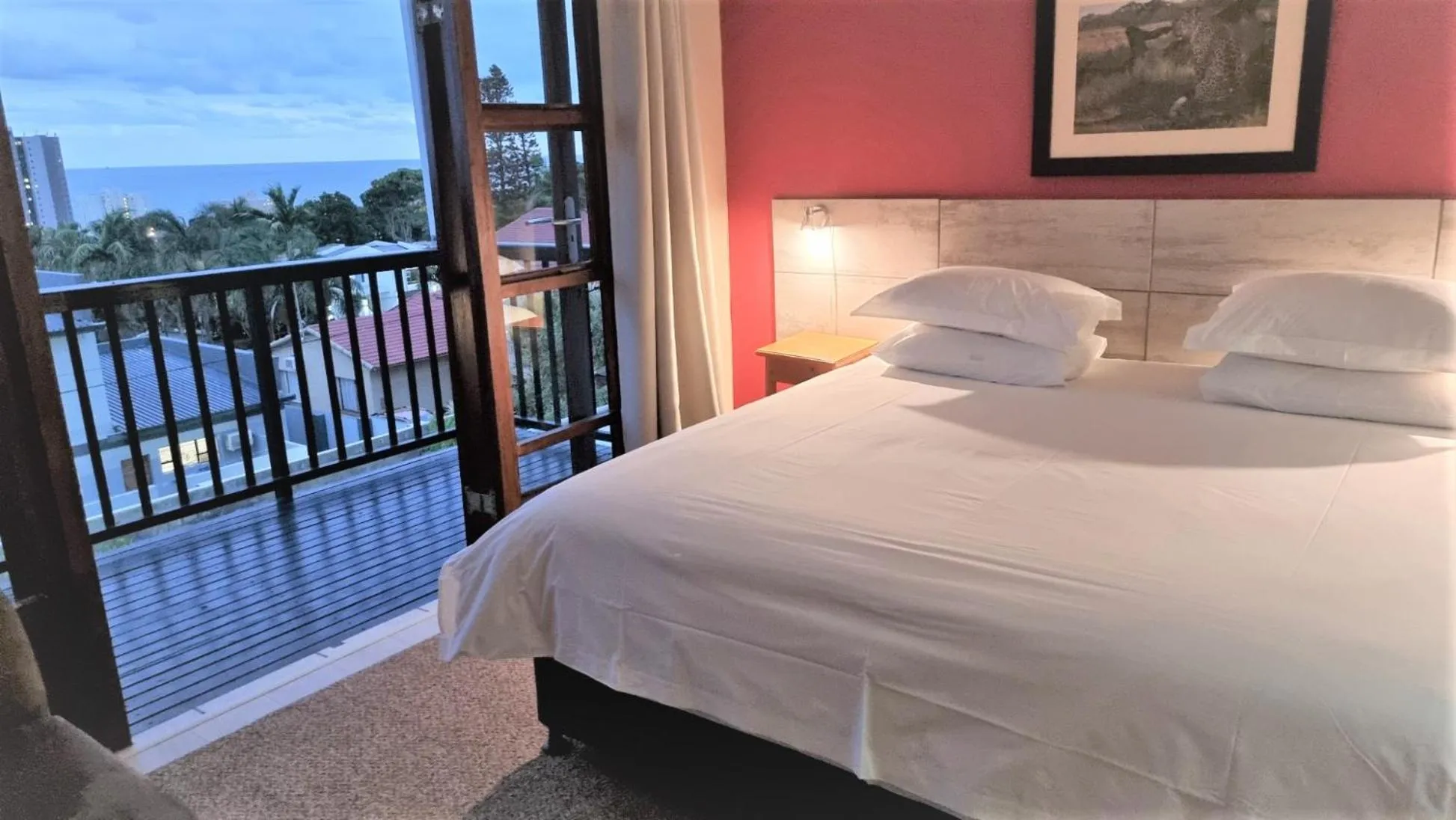 Patio, Bed in Crooked Tree Cottage