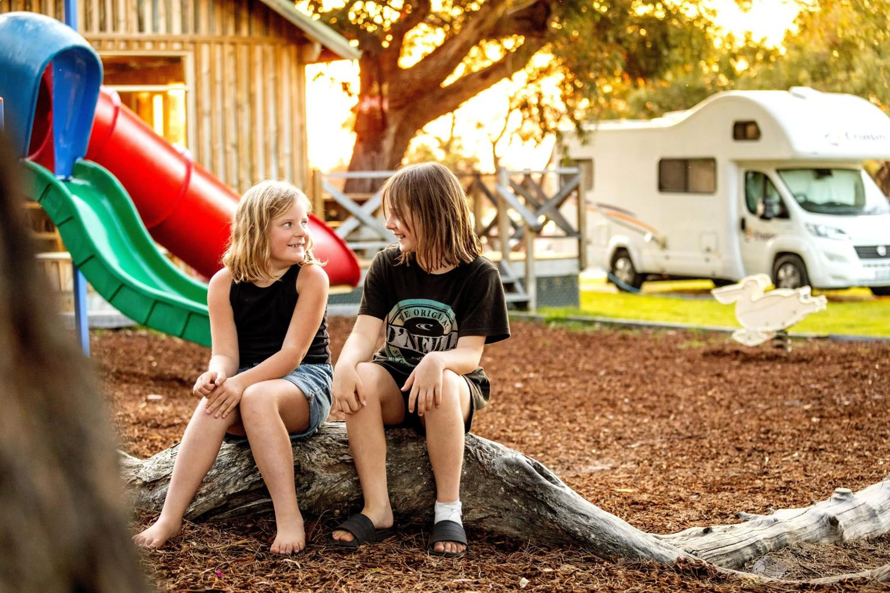People in BIG4 Iluka on Freycinet